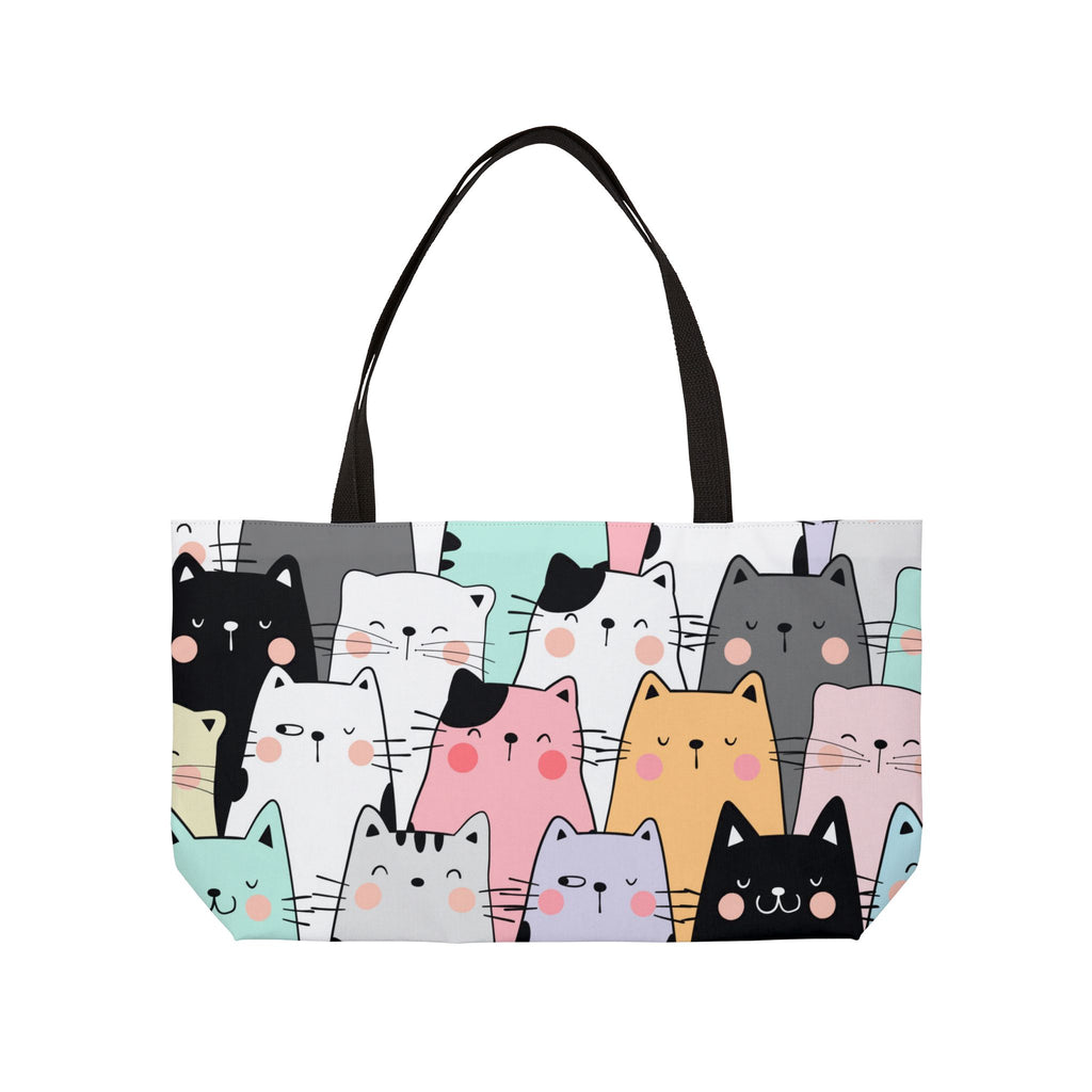 Colorful Cats Weekender Tote Bag