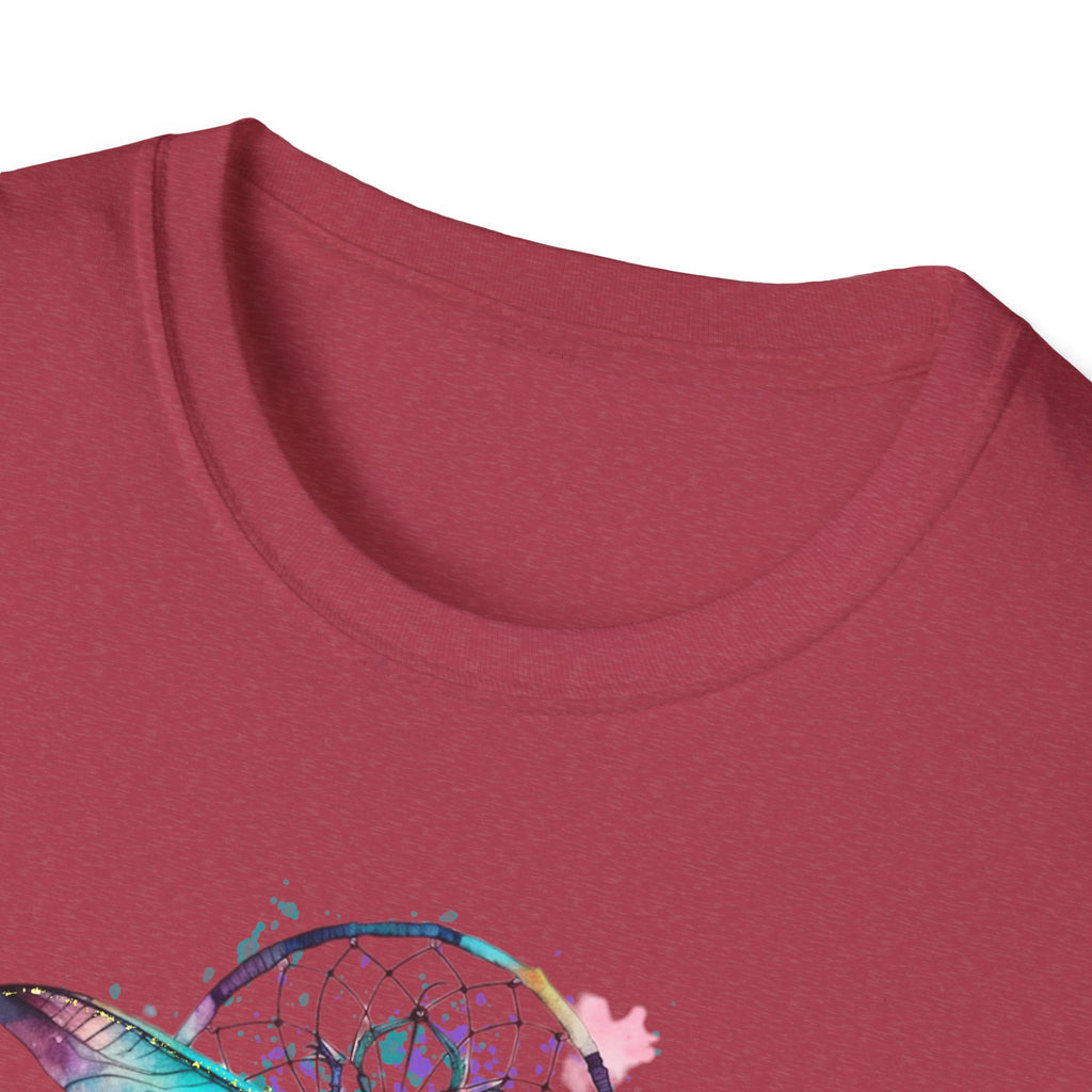 Dreamy Dragonfly T-Shirt, Bohemian Tee, Nature Lover Gift, Summer Outfit, Eco-friendly Apparel, Festival Wear, Unique Graphic Tee
