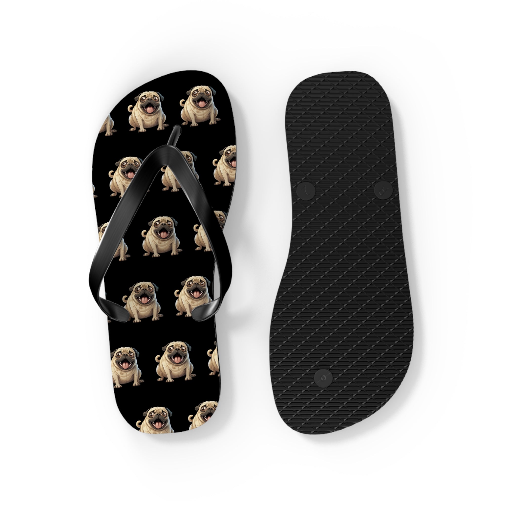 Laughing Pug, Flip Flops