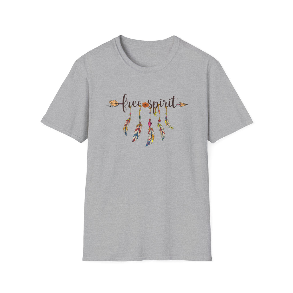 Bohemian T-Shirt - Free Spirit Tee, Gift for Dreamers, Festival Wear, Casual Style, Unique Art, Comfortable Everyday Wear