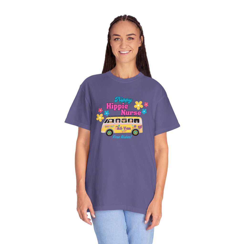 Trippy Hippie Nurse Unisex T-shirt, Funny Nurse Shirt