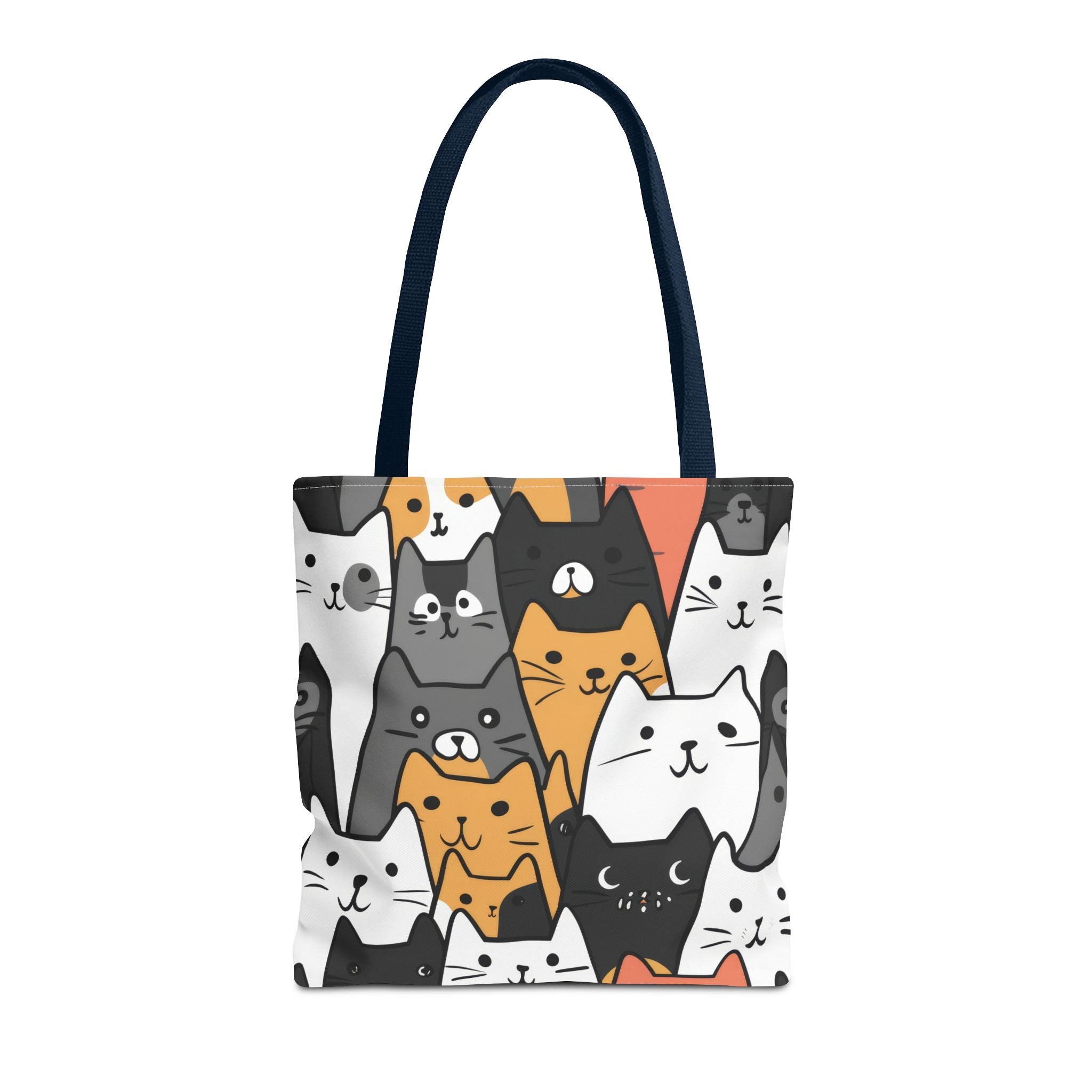 Cat Face Tote Bag, 3 Sizes