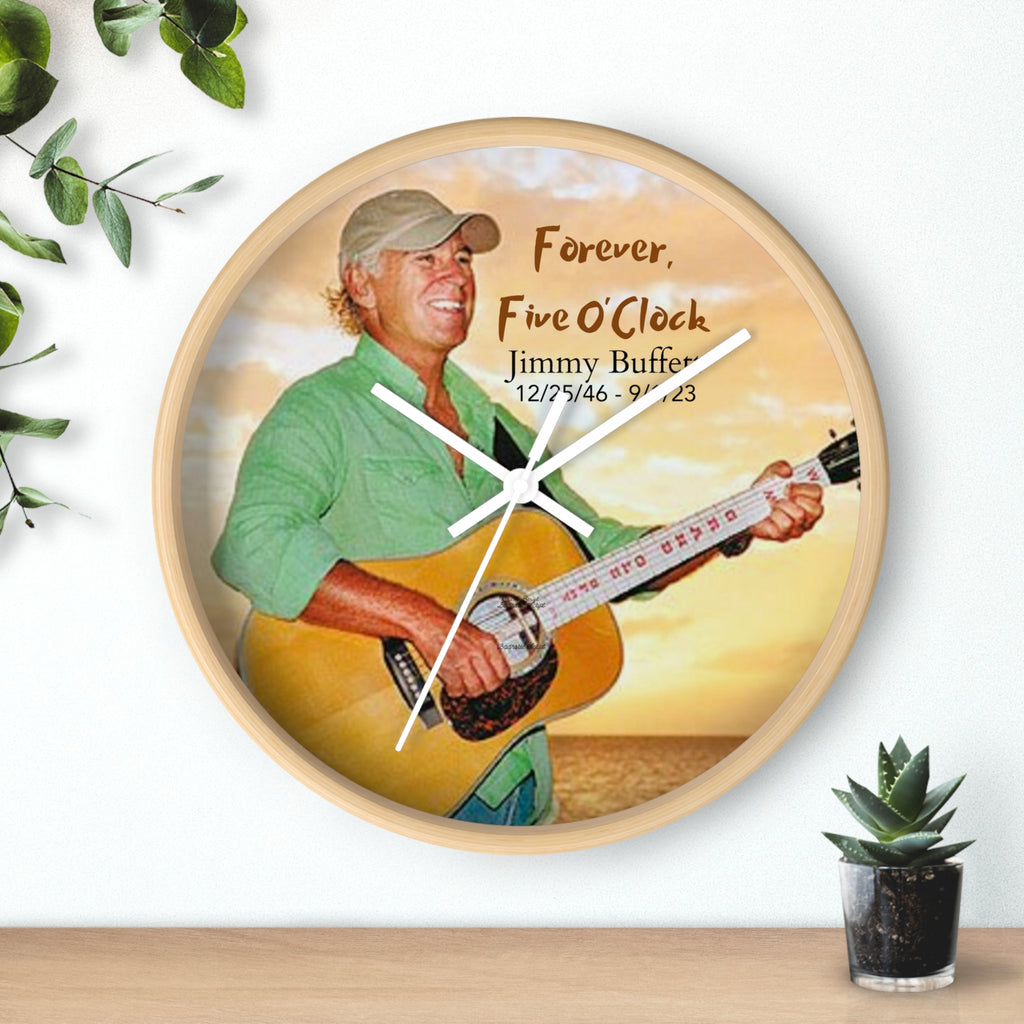 Forever, Five O'Clock, Jimmy Buffett Wall Clock