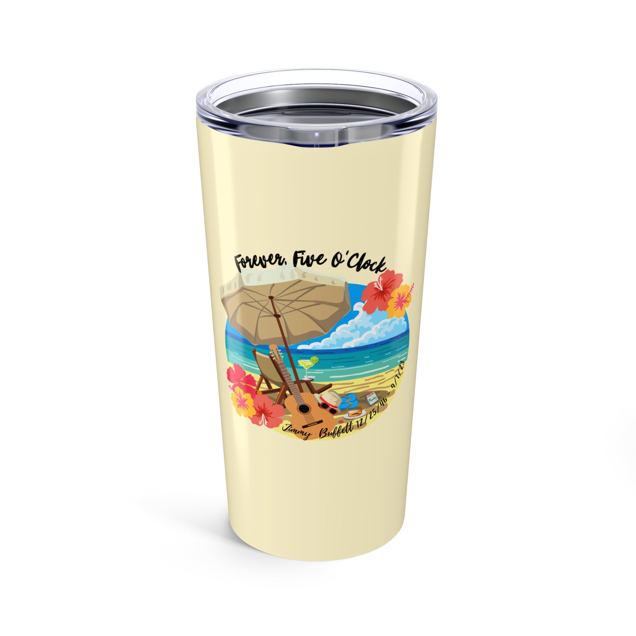 Jimmy Buffett Insulated Steel Tumbler 20oz