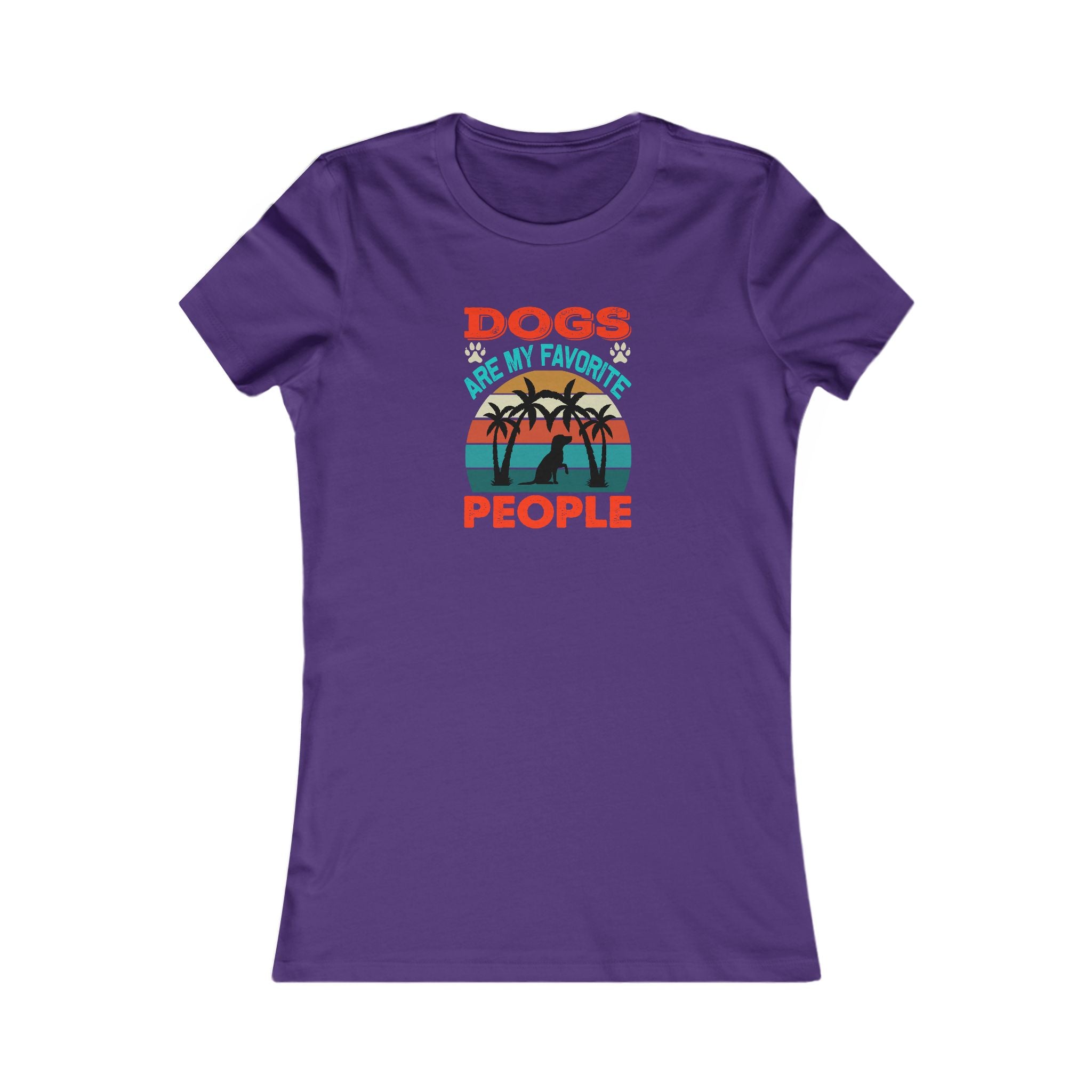 Dogs are my Favorite People, Women's Favorite Tee