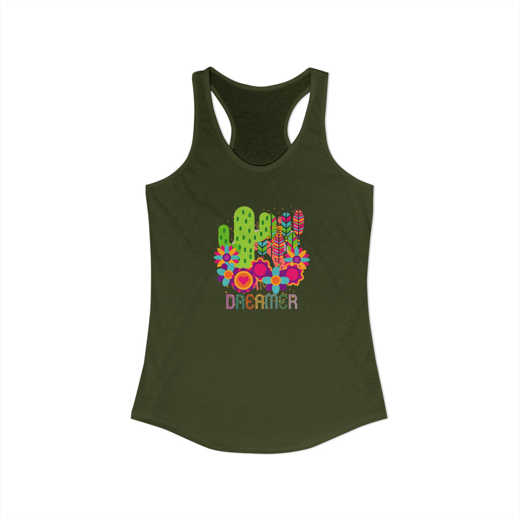 Cactus Dreamer, Women's Racerback Tank