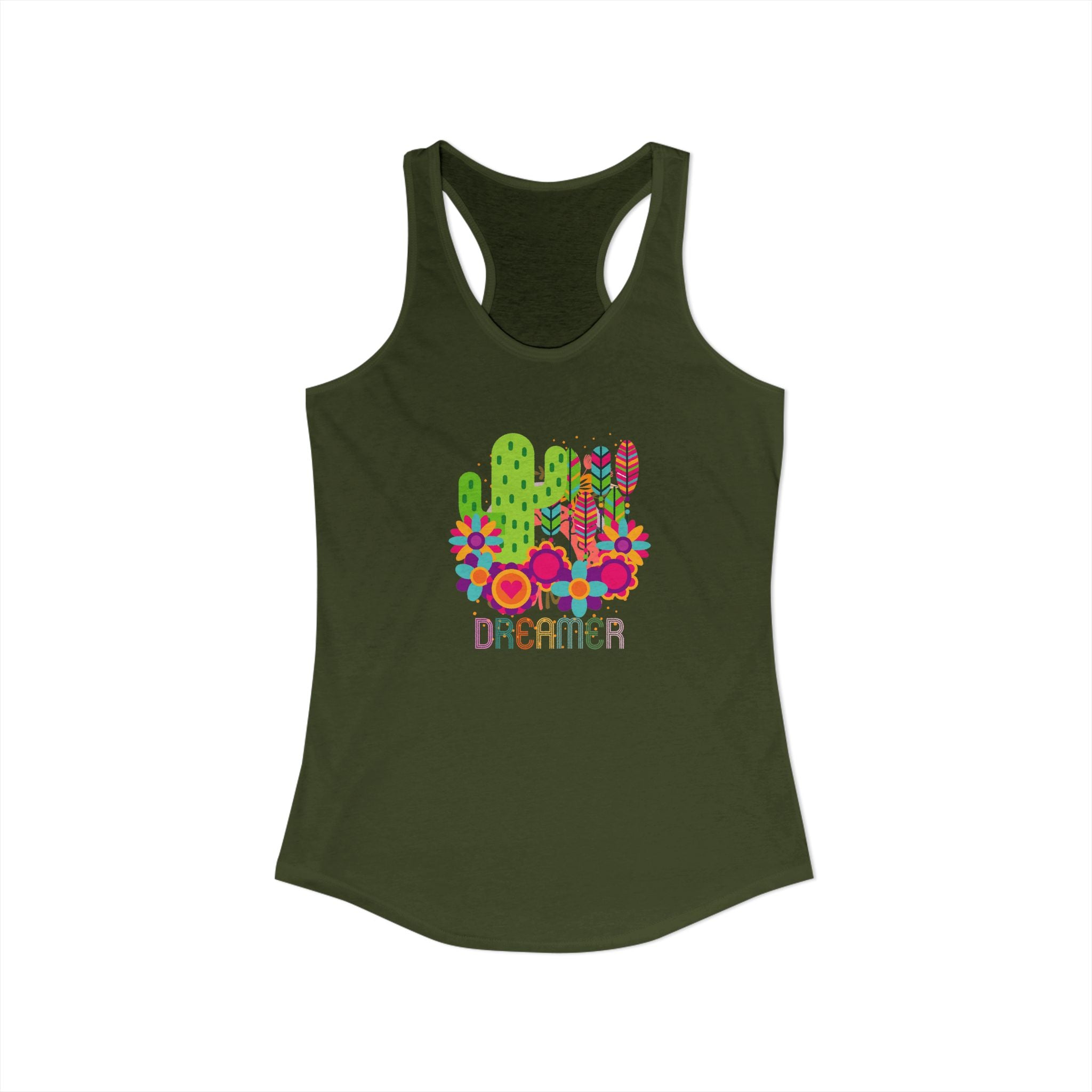 Cactus Dreamer, Women's Racerback Tank