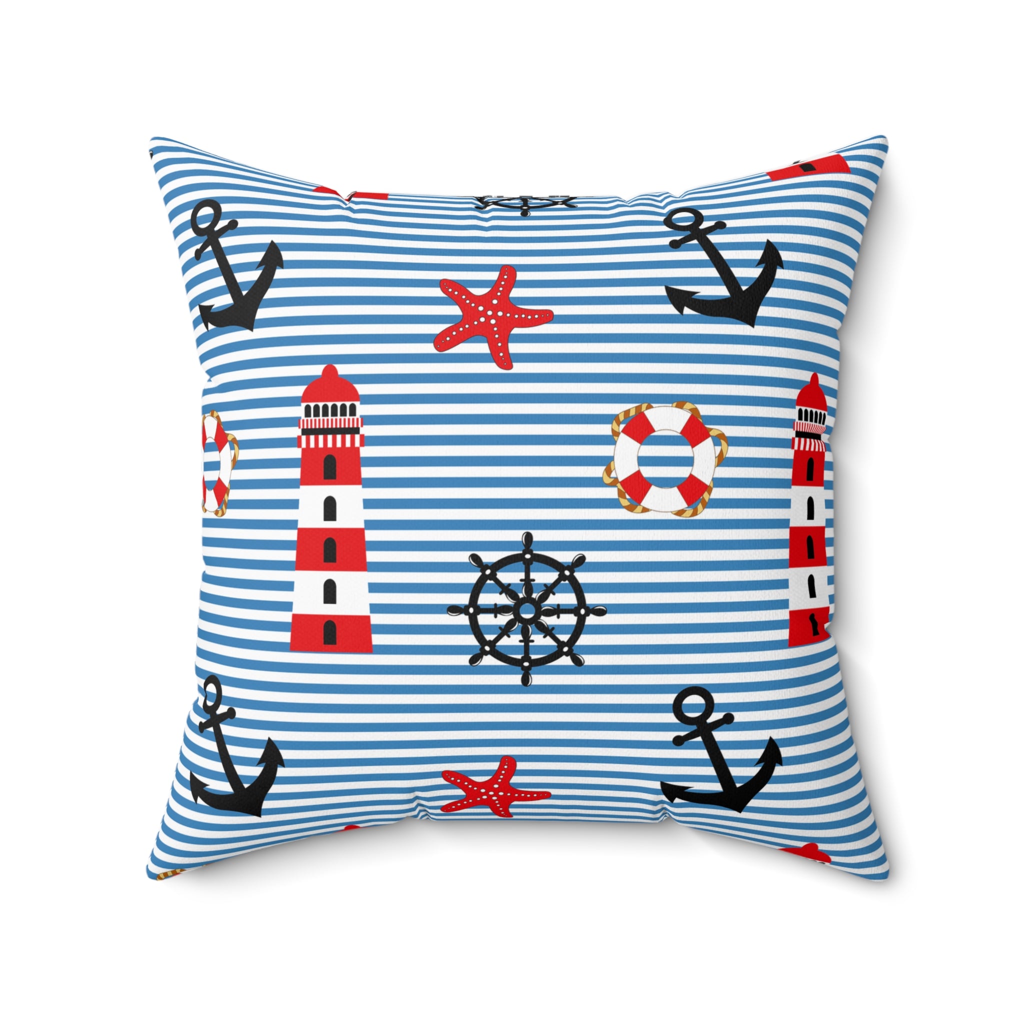 Nautical Throw Pillow