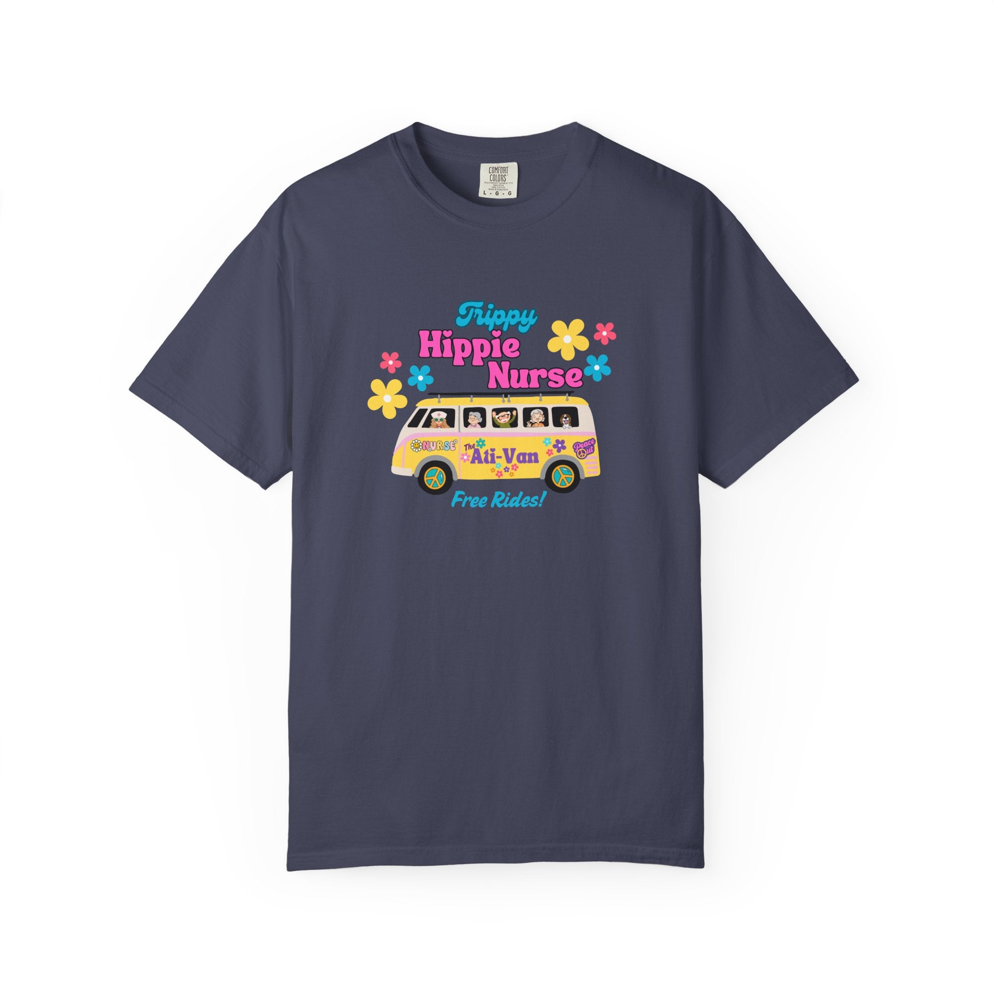 Trippy Hippie Nurse Unisex T-shirt, Funny Nurse Shirt