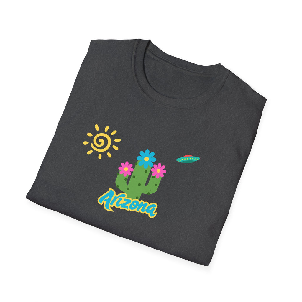 Arizona Cactus T-Shirt, Summer Tee, Travel Shirt, Vacation Apparel, Unique Gift for Nature Lovers