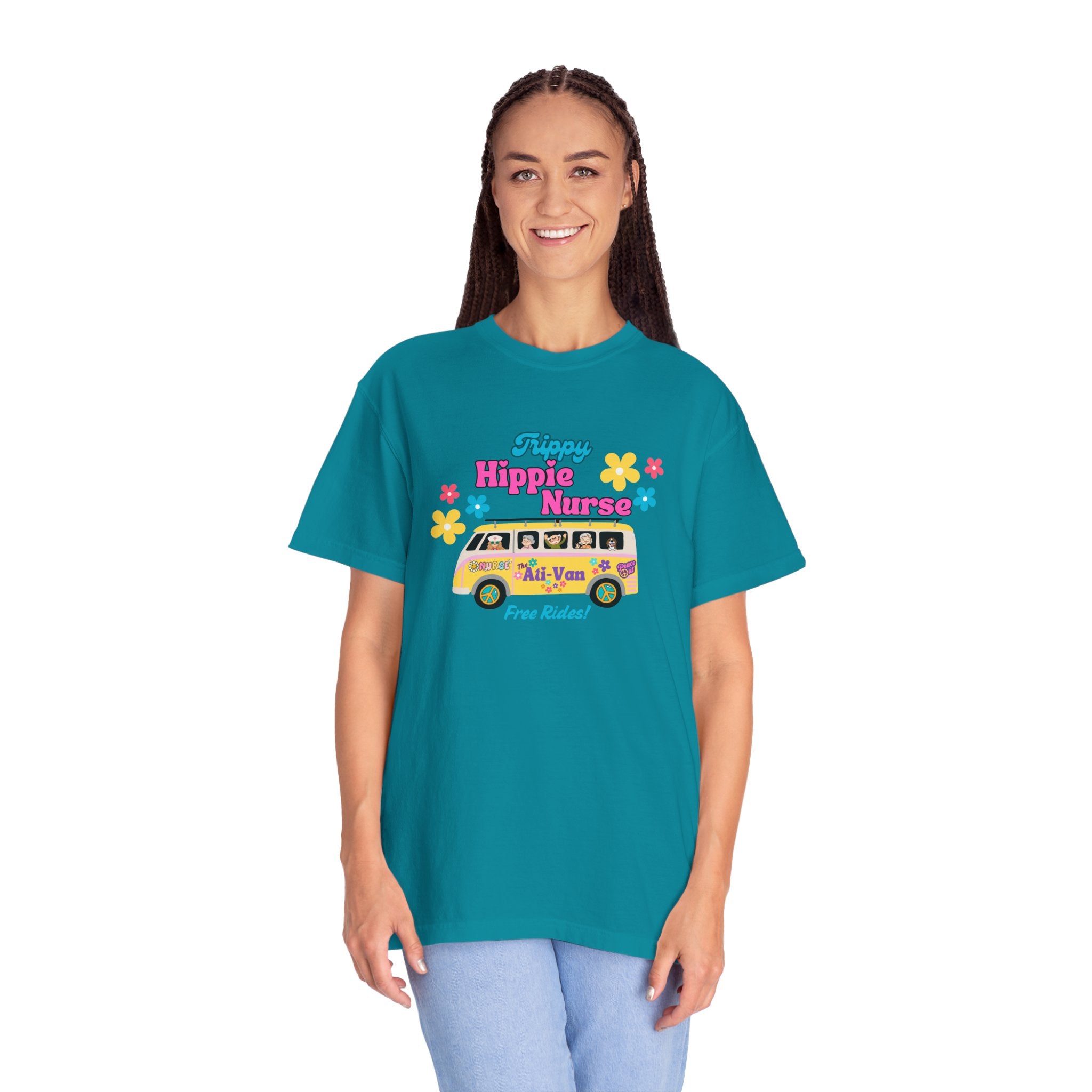 Trippy Hippie Nurse Unisex T-shirt, Funny Nurse Shirt