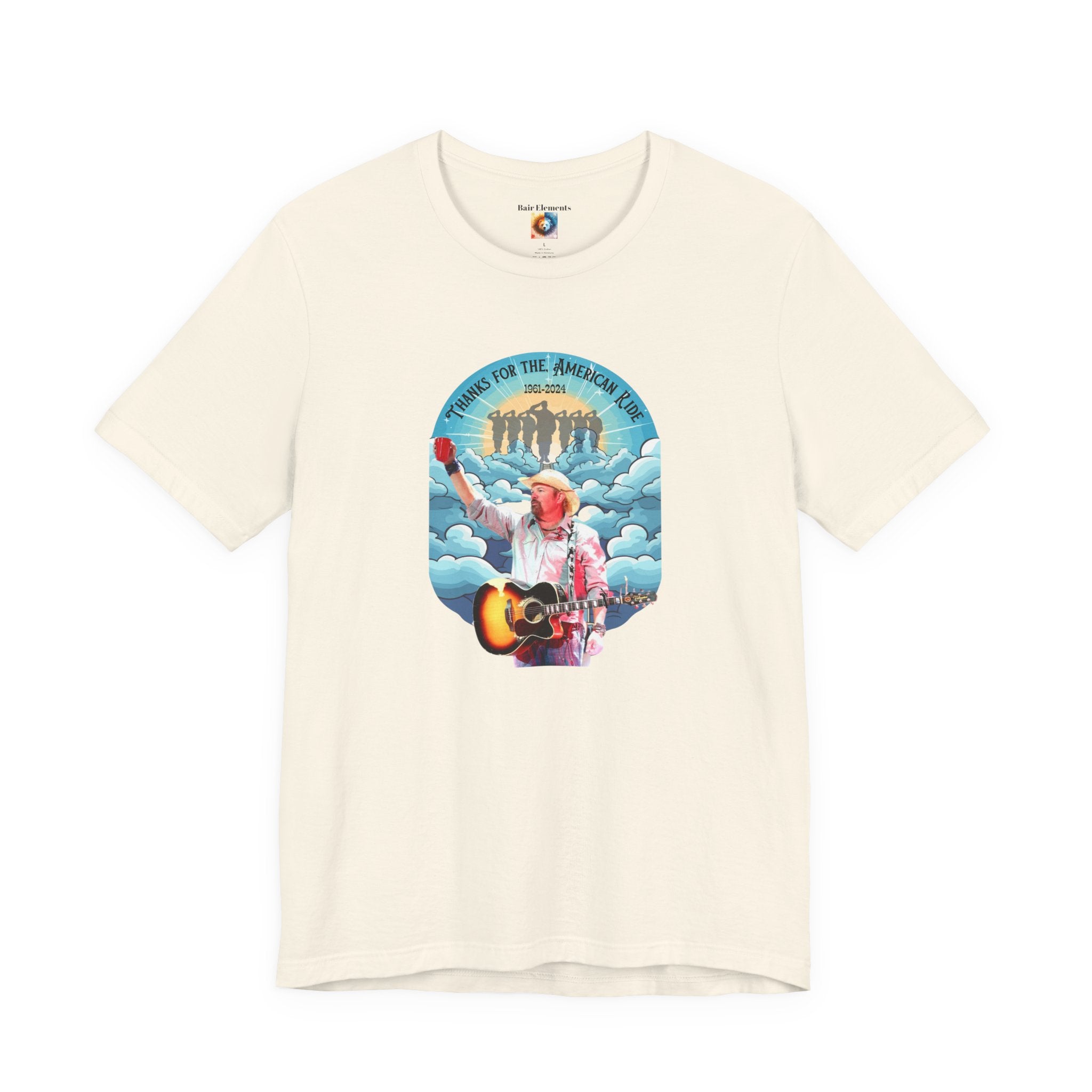 Toby Keith, Thanks for the American Ride, Memorial Tribute Tee,  Toby Keith T-Shirts for Men and Women