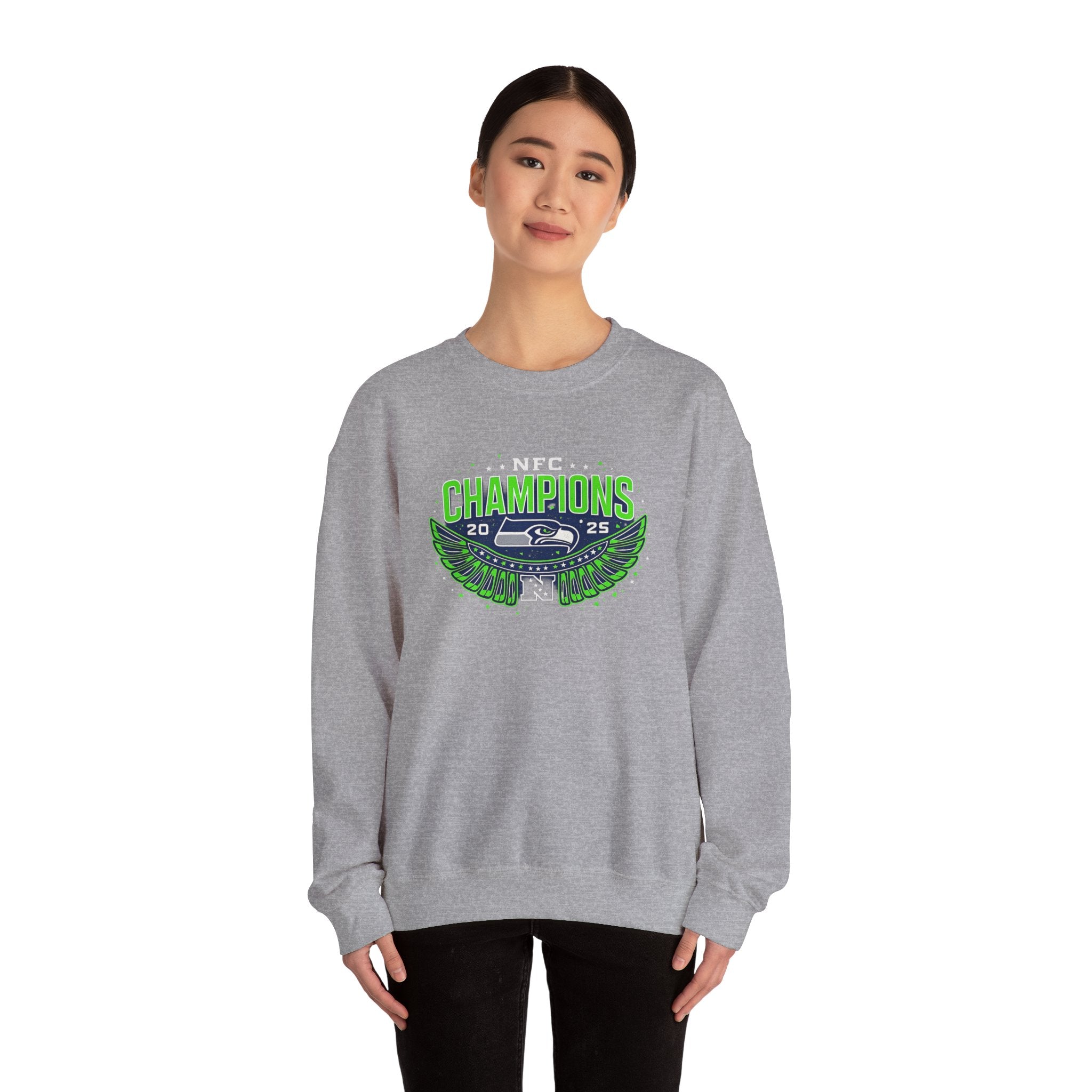 Seahawks NFC Champions 2025 Crewneck Sweatshirt