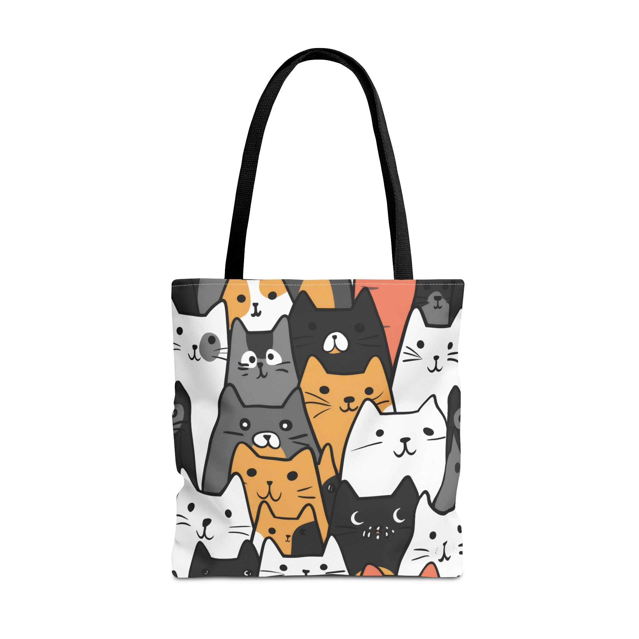Cat Face Tote Bag, 3 Sizes