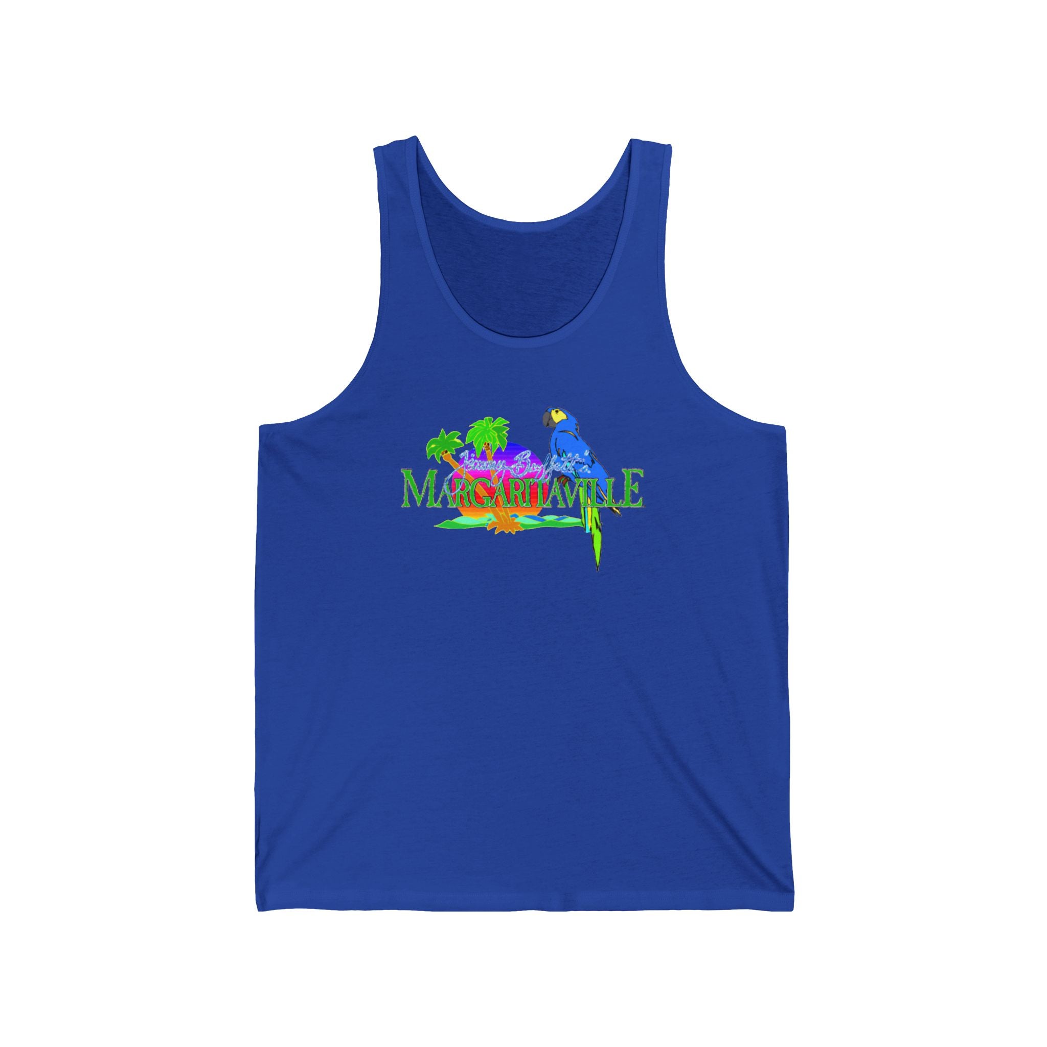 Margaritaville Unisex Jersey Tank - Beachwear, Summer Vibes, Casual Apparel, Vacation Outfit, Tropical Style