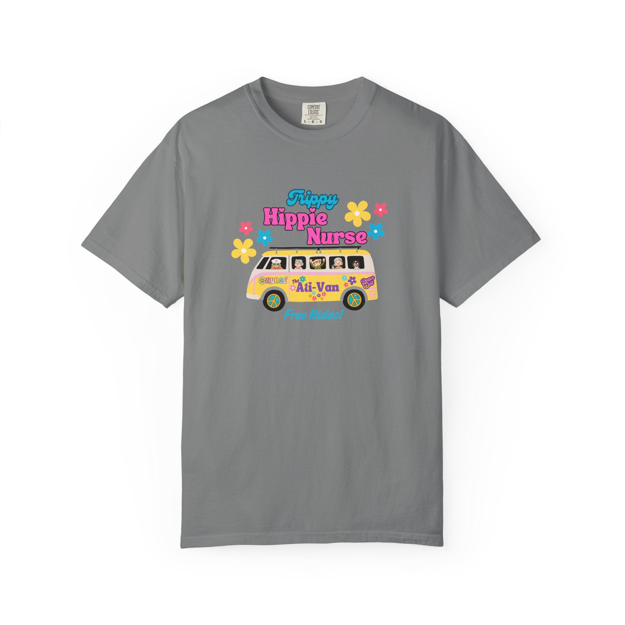 Trippy Hippie Nurse Unisex T-shirt, Funny Nurse Shirt