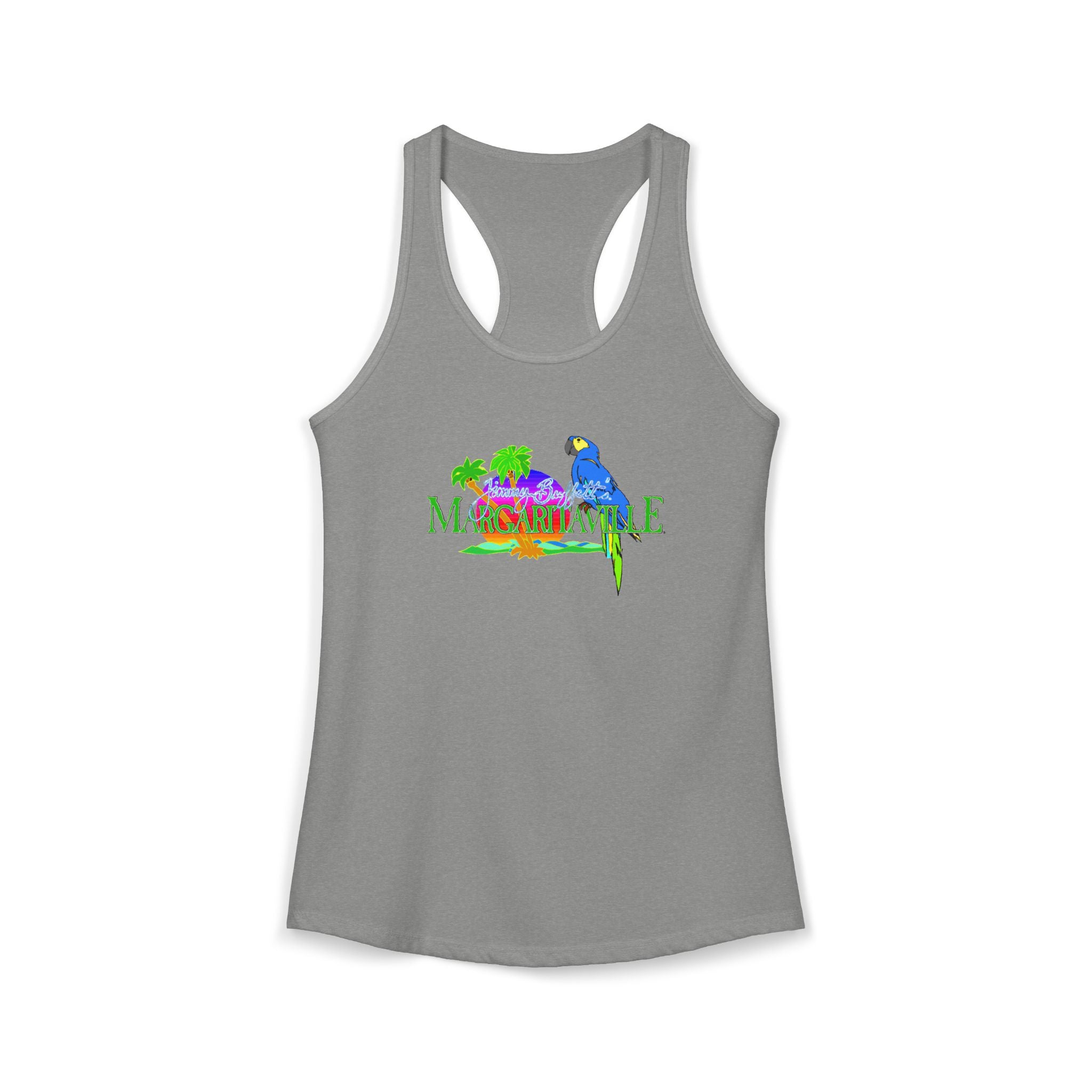 Margaritaville Racerback Tank Top - Paradise Vibe, Summer Essentials, Beachwear, Vacation Outfit, Resort Wear