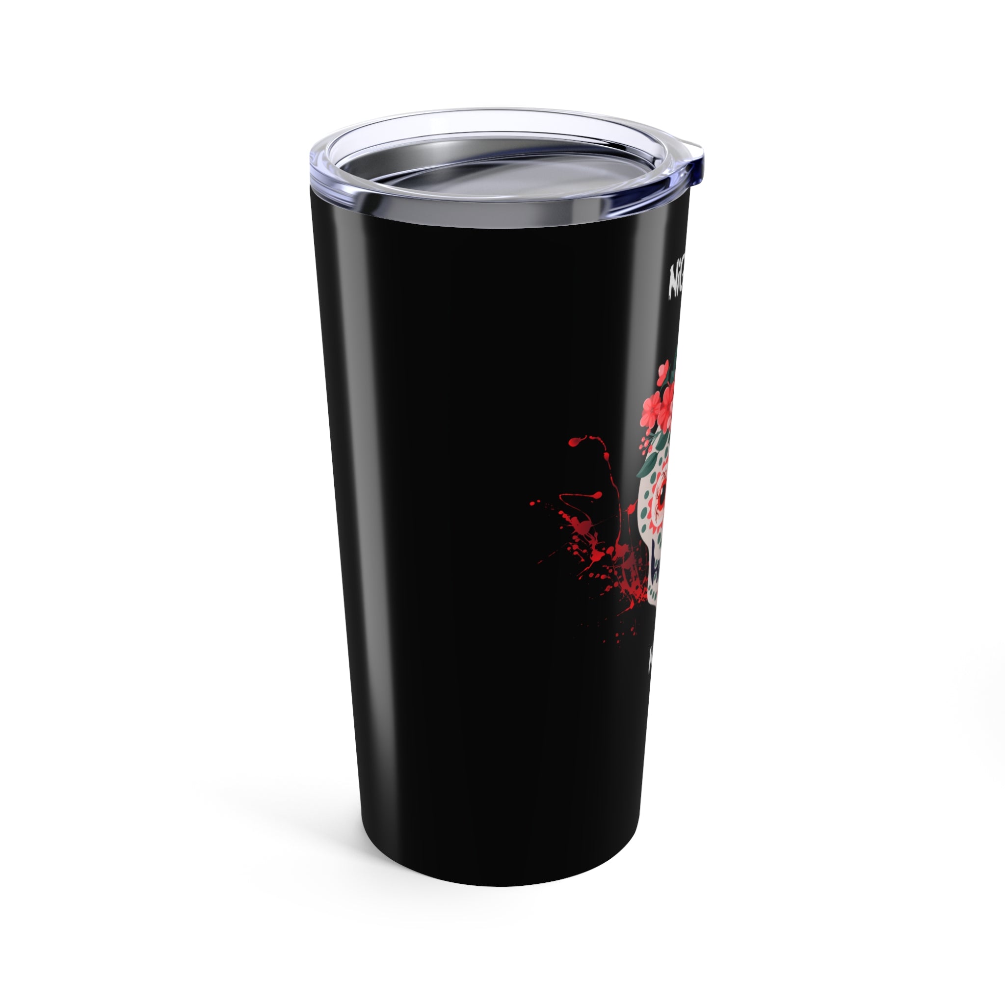 Nightshift Nurse Skull, Insulated Steel CoffeeTumbler 20oz