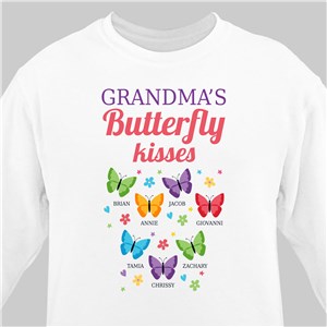 Personalized Butterfly Kisses Sweatshirt