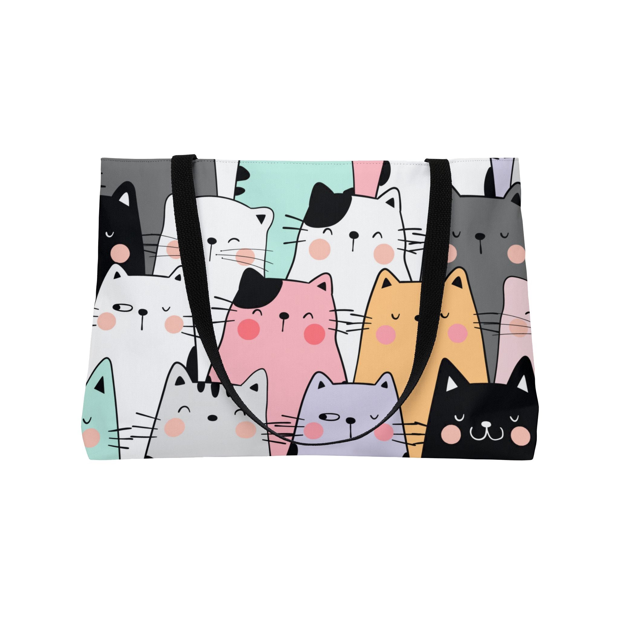 Colorful Cats Weekender Tote Bag