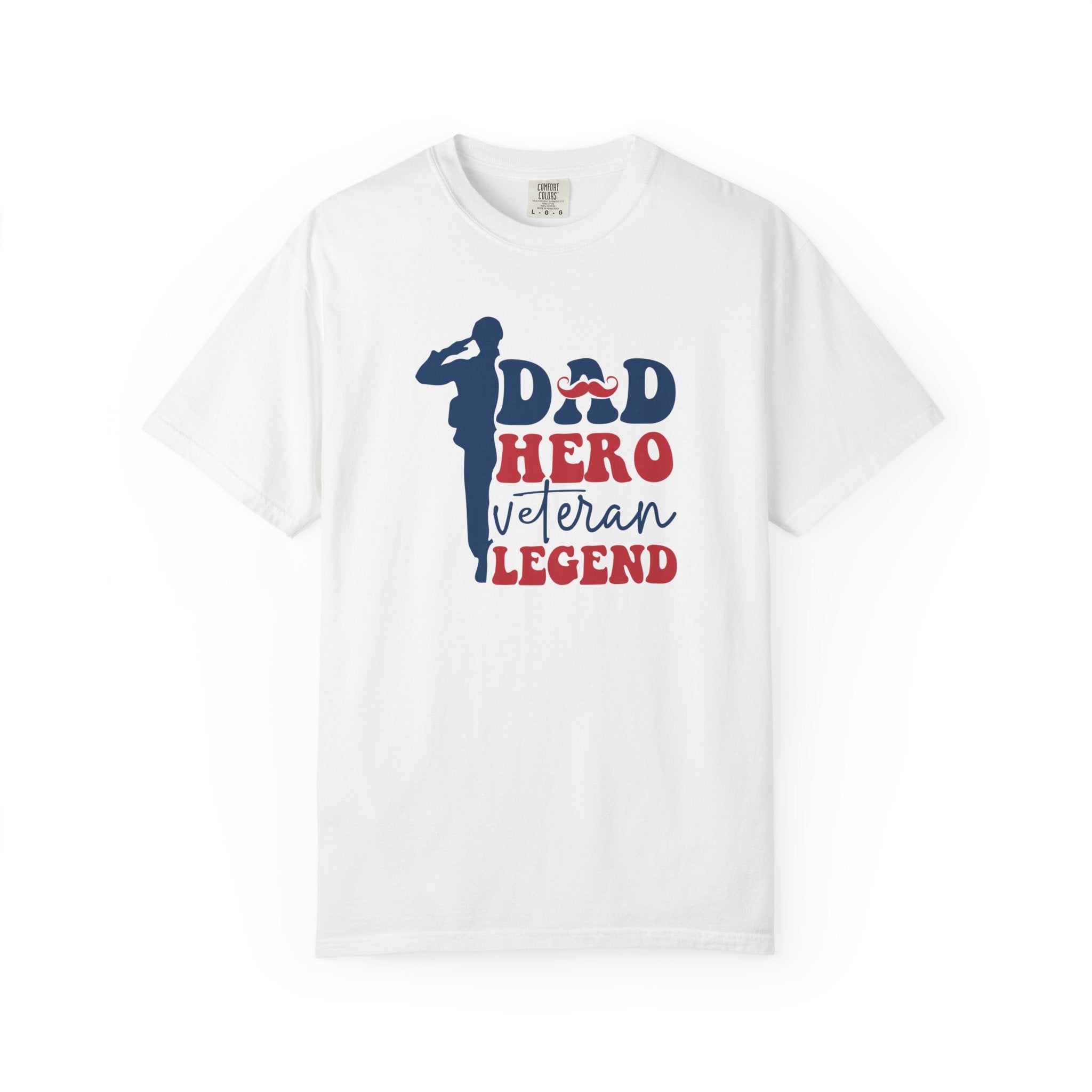 Dad Hero Veteran Legend T-Shirt, Father's Day Gift, Patriotic Shirt, Military Dad Tee, Family Man Top