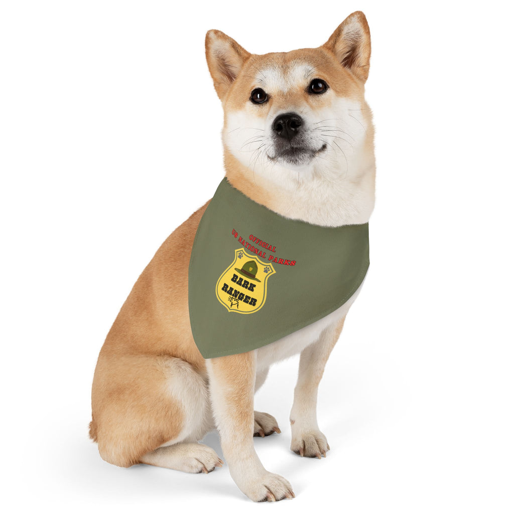 Bark Ranger Pet Bandana with Collar