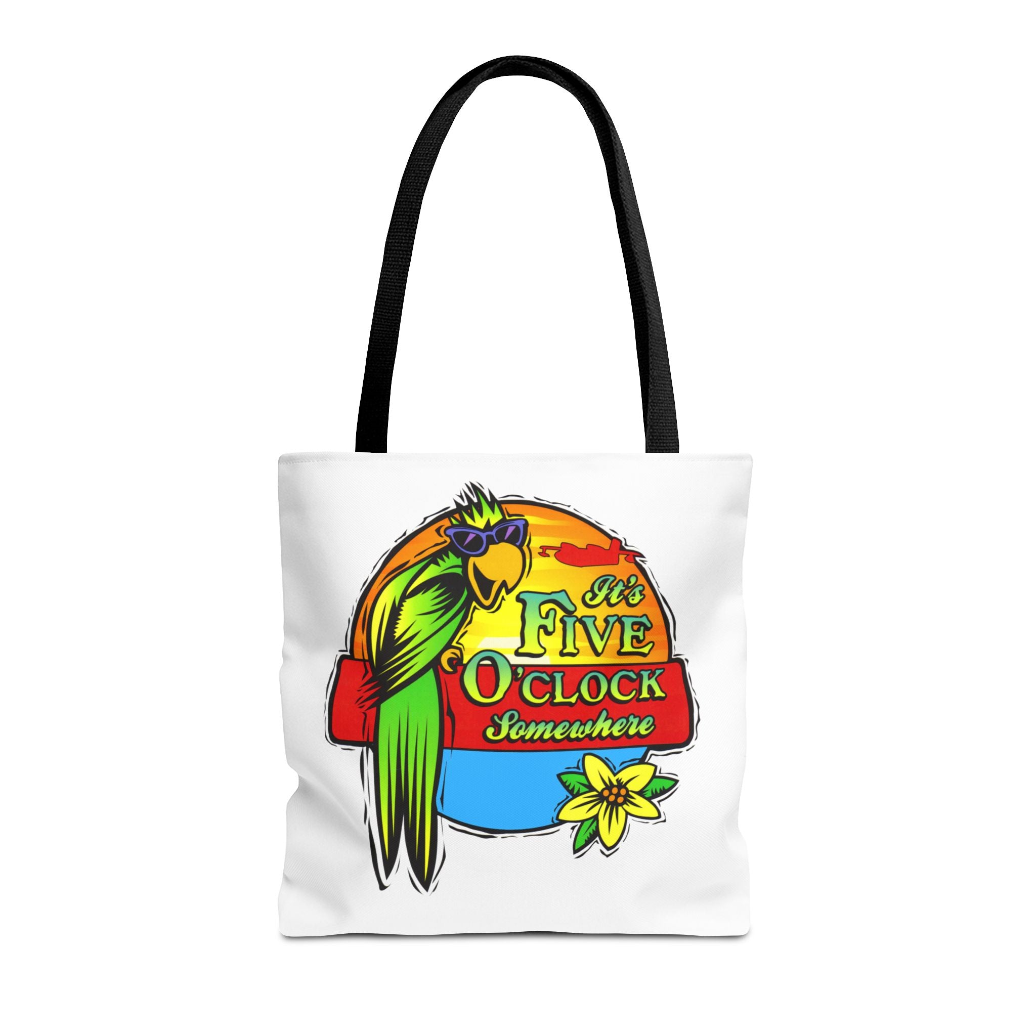 It's Five O'Clock Somewhere Tote Bag, Jimmy Buffett Tote Bag, 3 Sizes