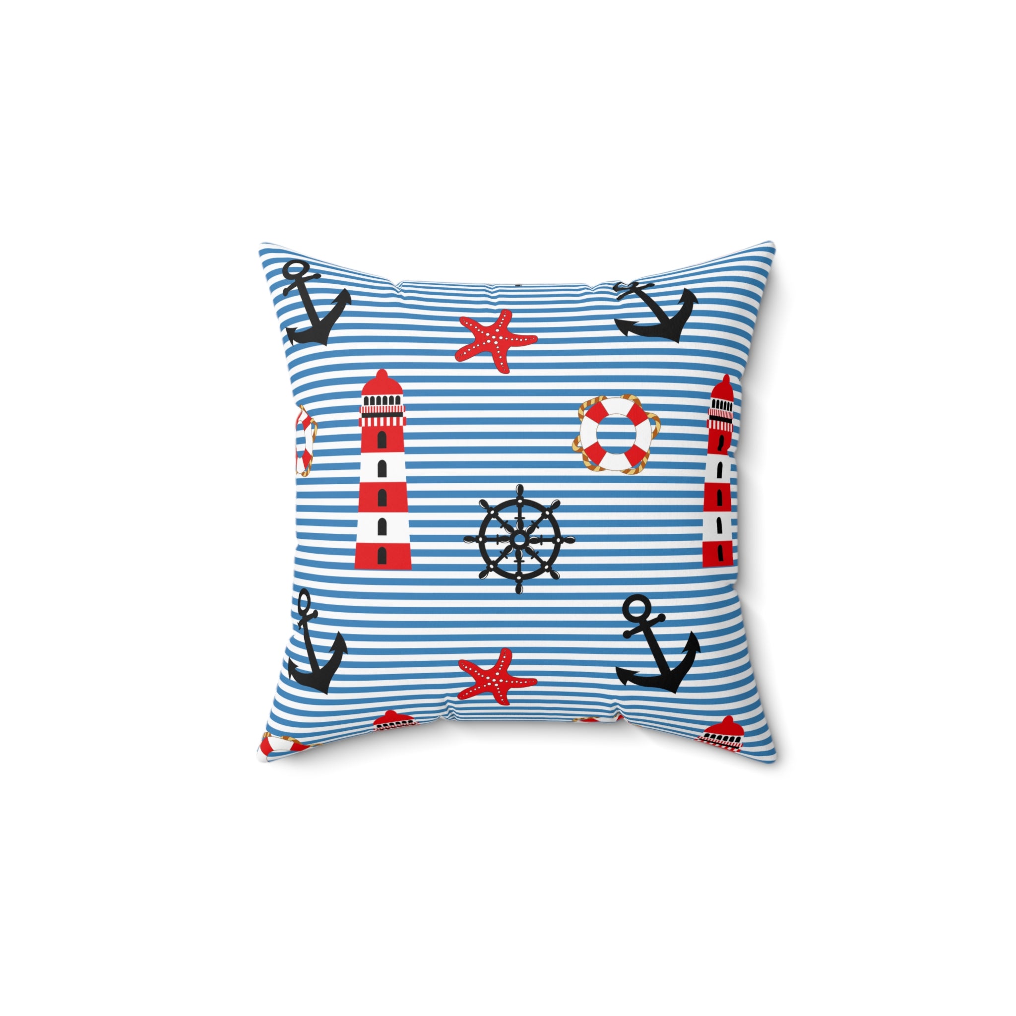 Nautical Throw Pillow