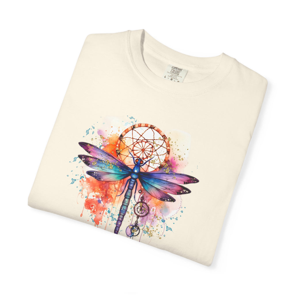 Rainbow Dragonfly Dreamcatcher T-Shirt for Men and Women