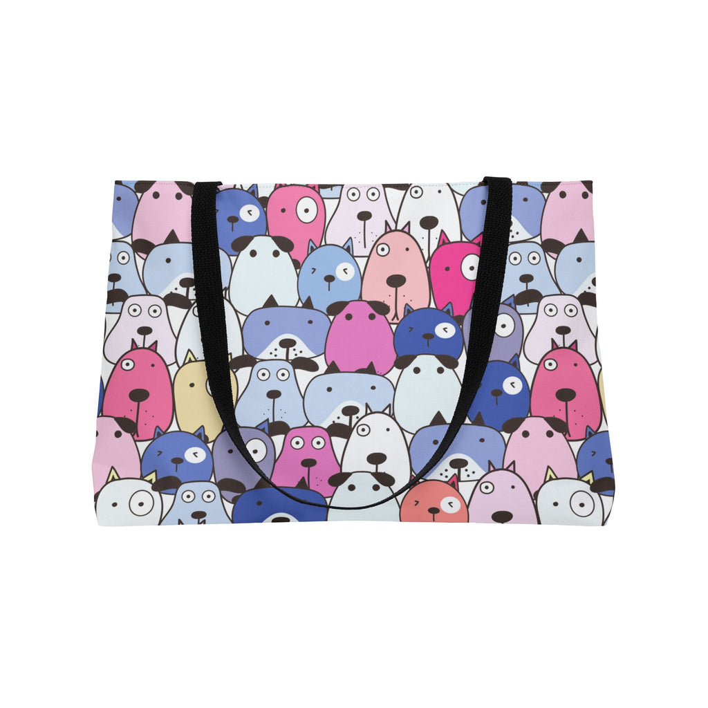 Pastel Pups Weekender Tote Bag