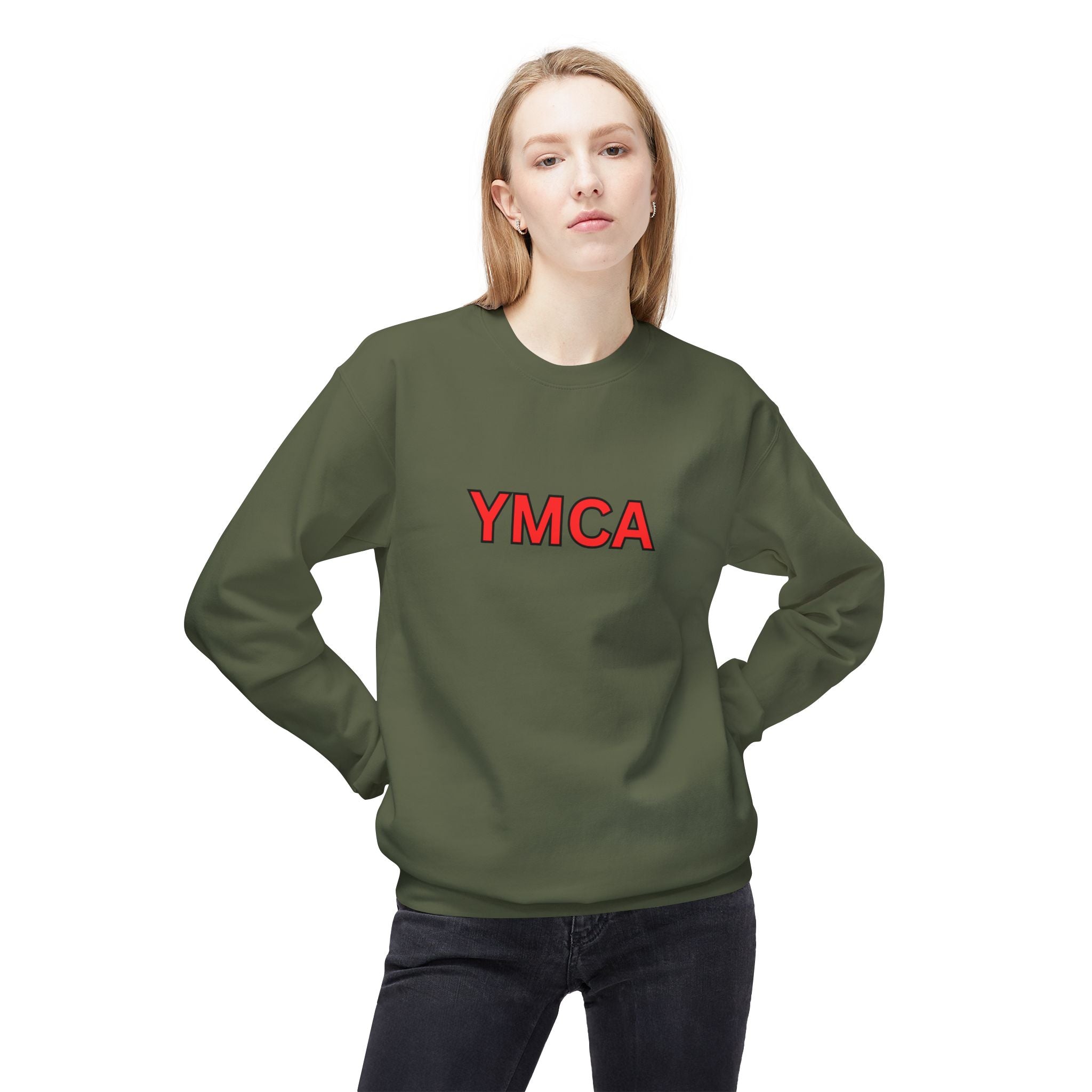 Retro YMCA Sweatshirt, Vintage Midweight Jumper, Unisex Crewneck Pullover,