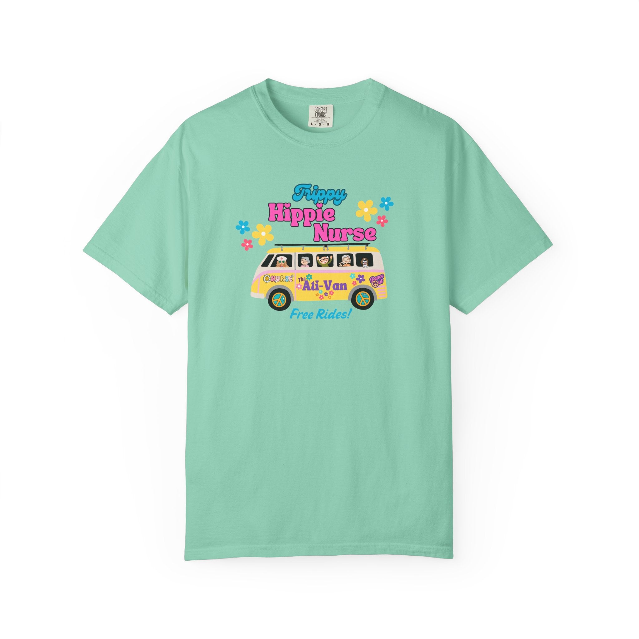 Funny Nurse T-Shirt, Ati-Van Ride, Unisex Tee, 100% Cotton, Nurse Gift, Soft Nurse T-Shirt