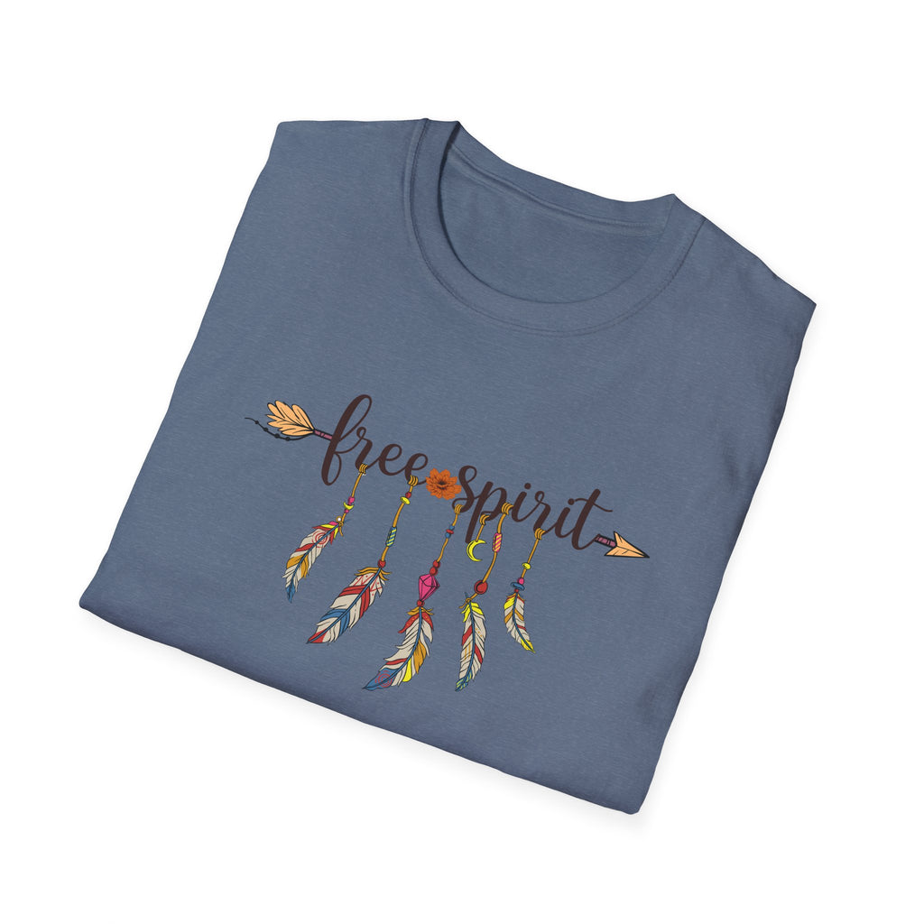 Bohemian T-Shirt - Free Spirit Tee, Gift for Dreamers, Festival Wear, Casual Style, Unique Art, Comfortable Everyday Wear