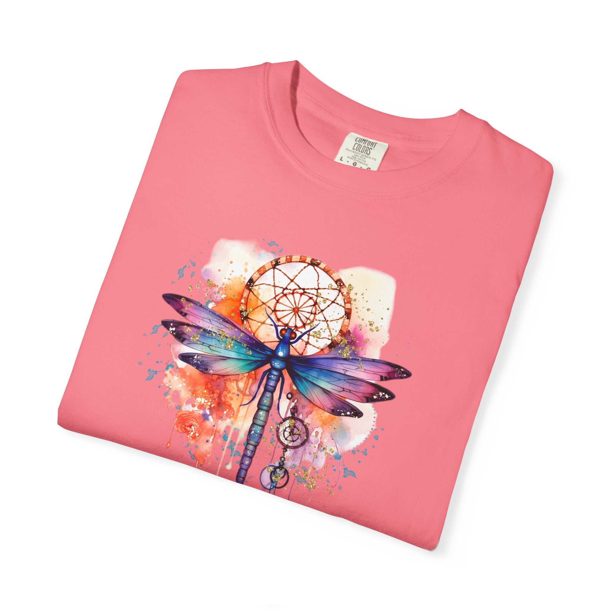 Rainbow Dragonfly Dreamcatcher T-Shirt for Men and Women