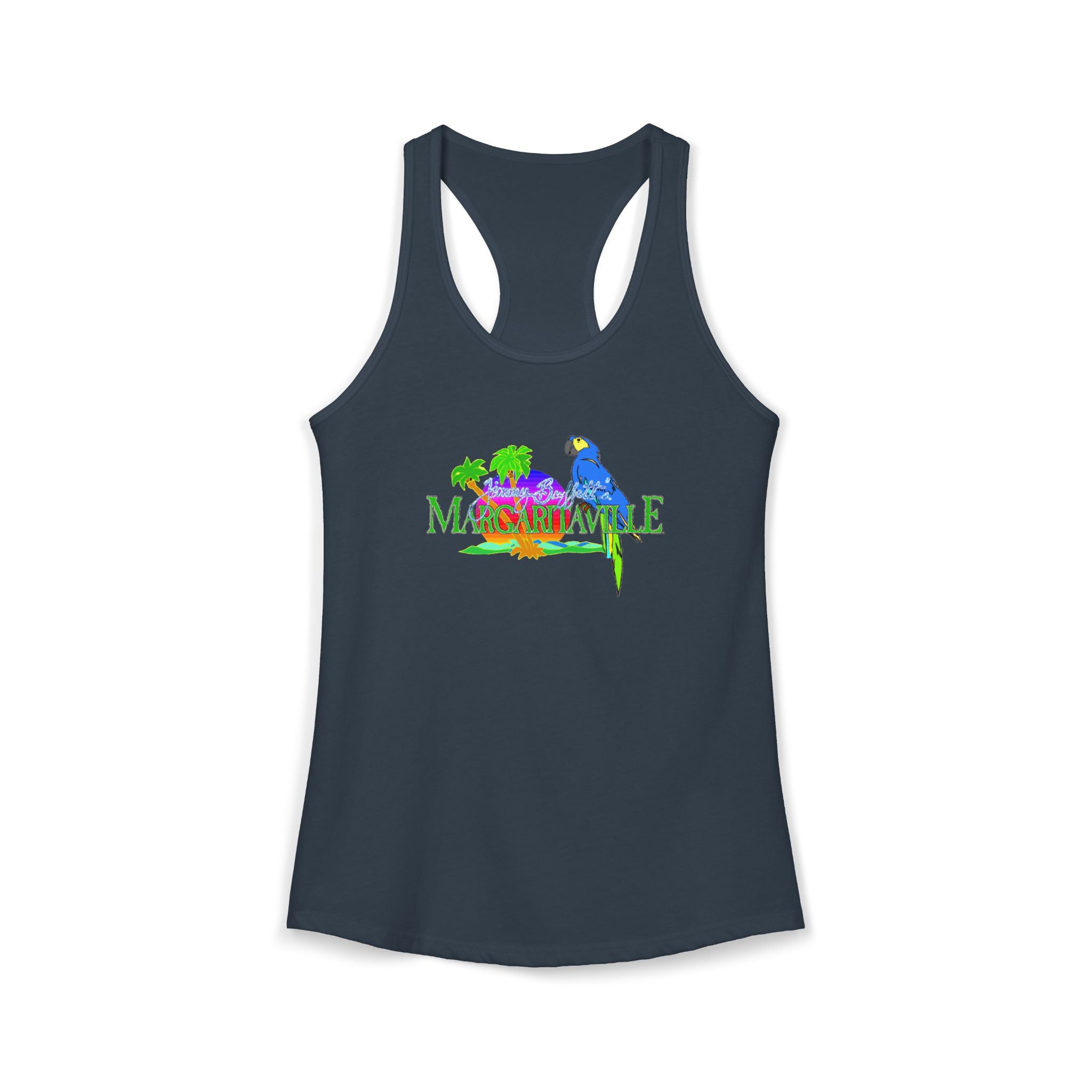 Margaritaville Racerback Tank Top - Paradise Vibe, Summer Essentials, Beachwear, Vacation Outfit, Resort Wear