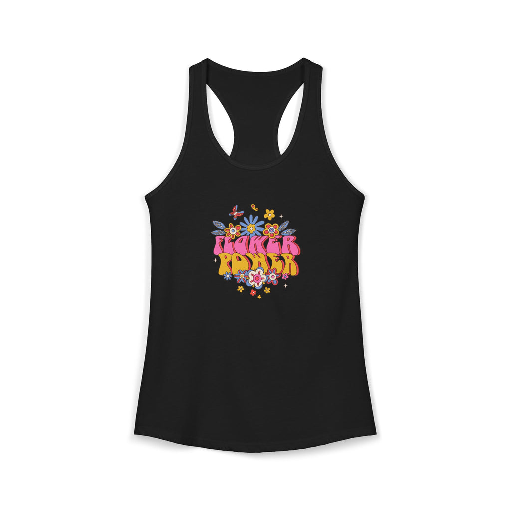 Retro Flower Power,  Women's Ideal Racerback Tank
