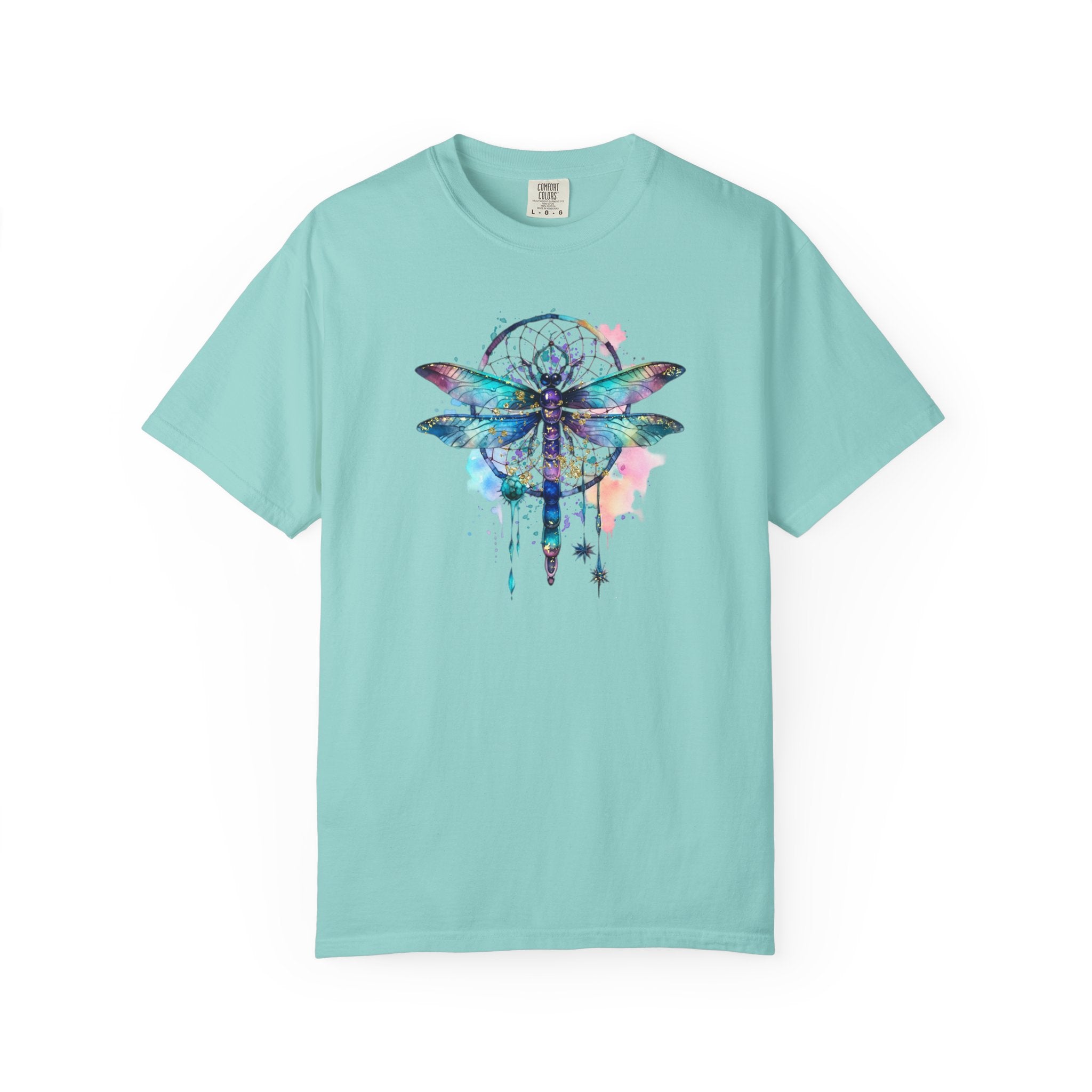 Blue Dragonfly Dreamcatcher T-Shirt for Men and Women