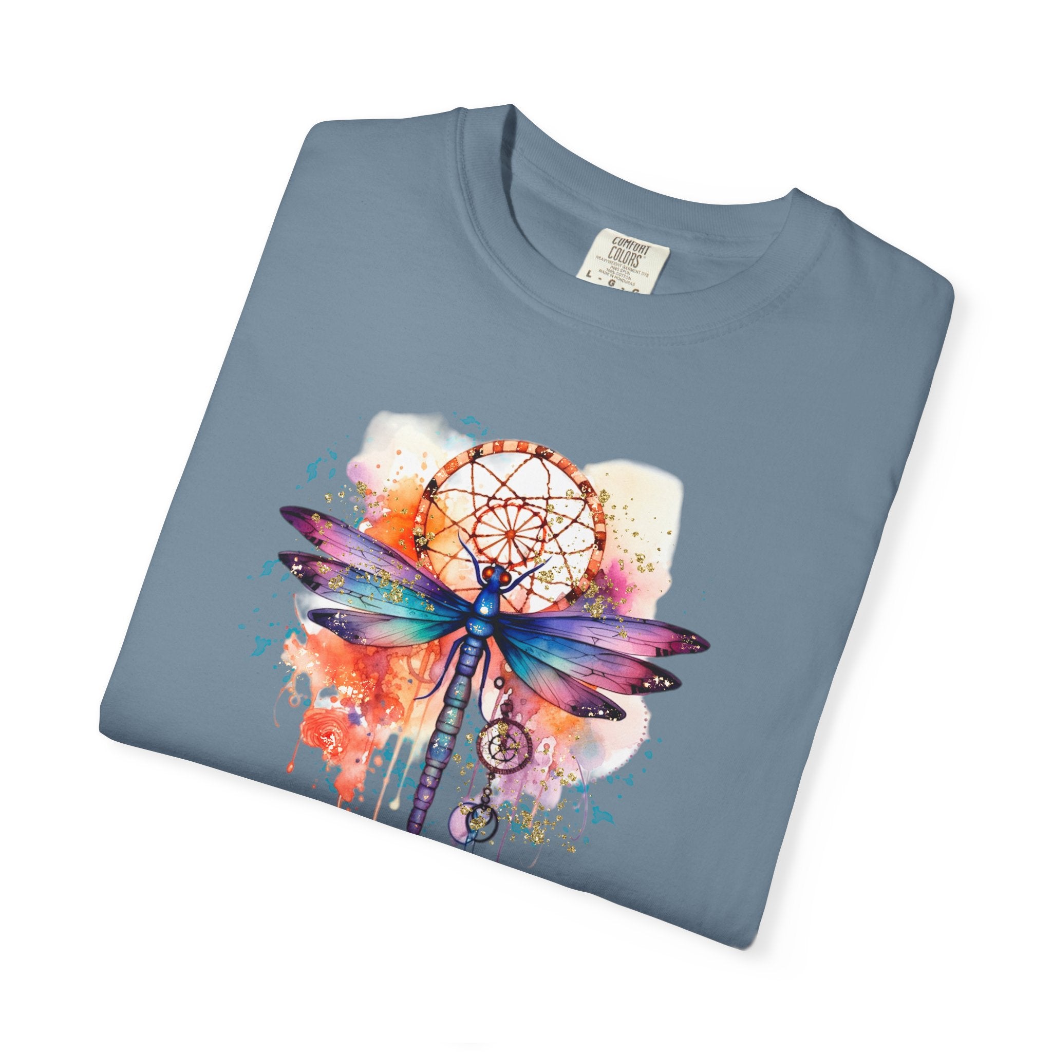Rainbow Dragonfly Dreamcatcher T-Shirt for Men and Women