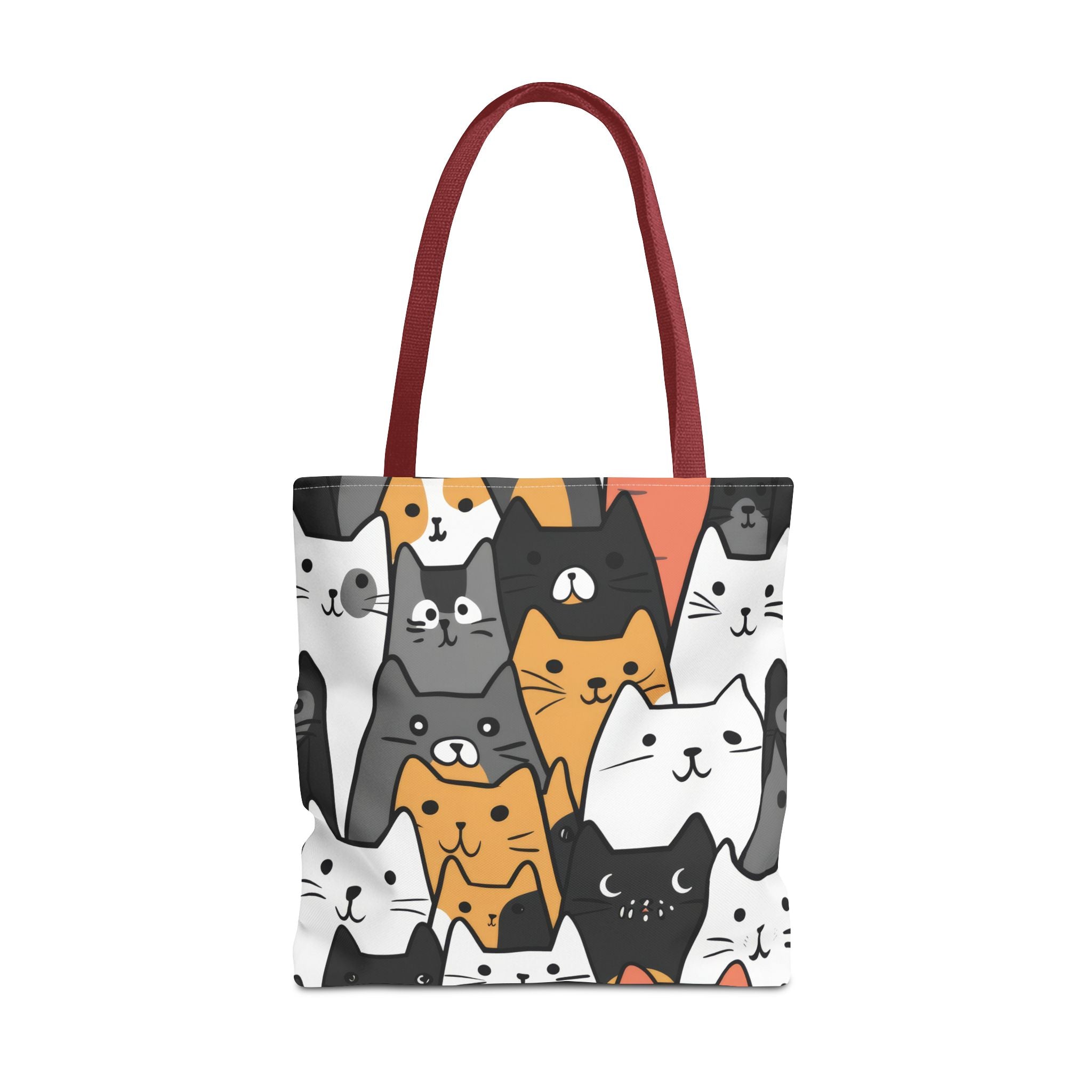 Cat Face Tote Bag, 3 Sizes