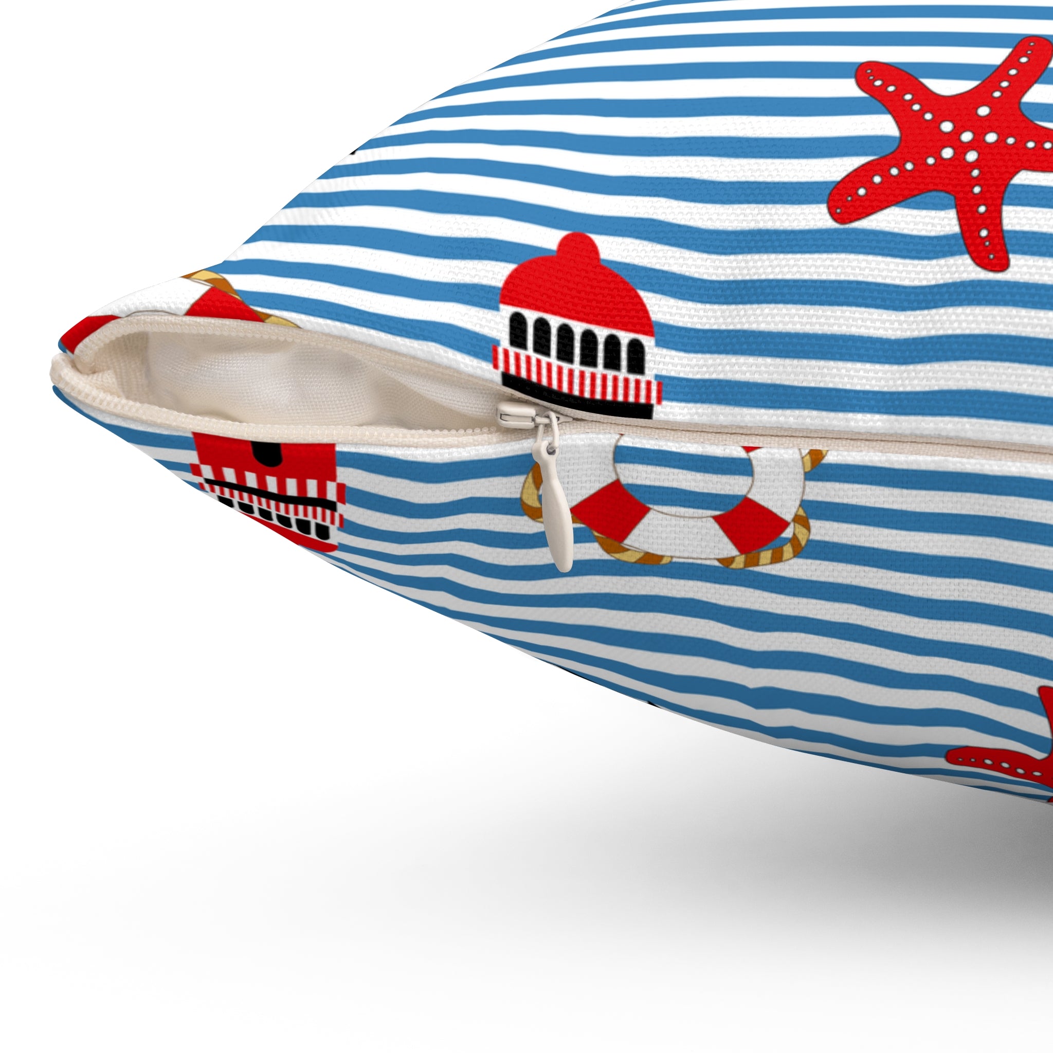 Nautical Throw Pillow