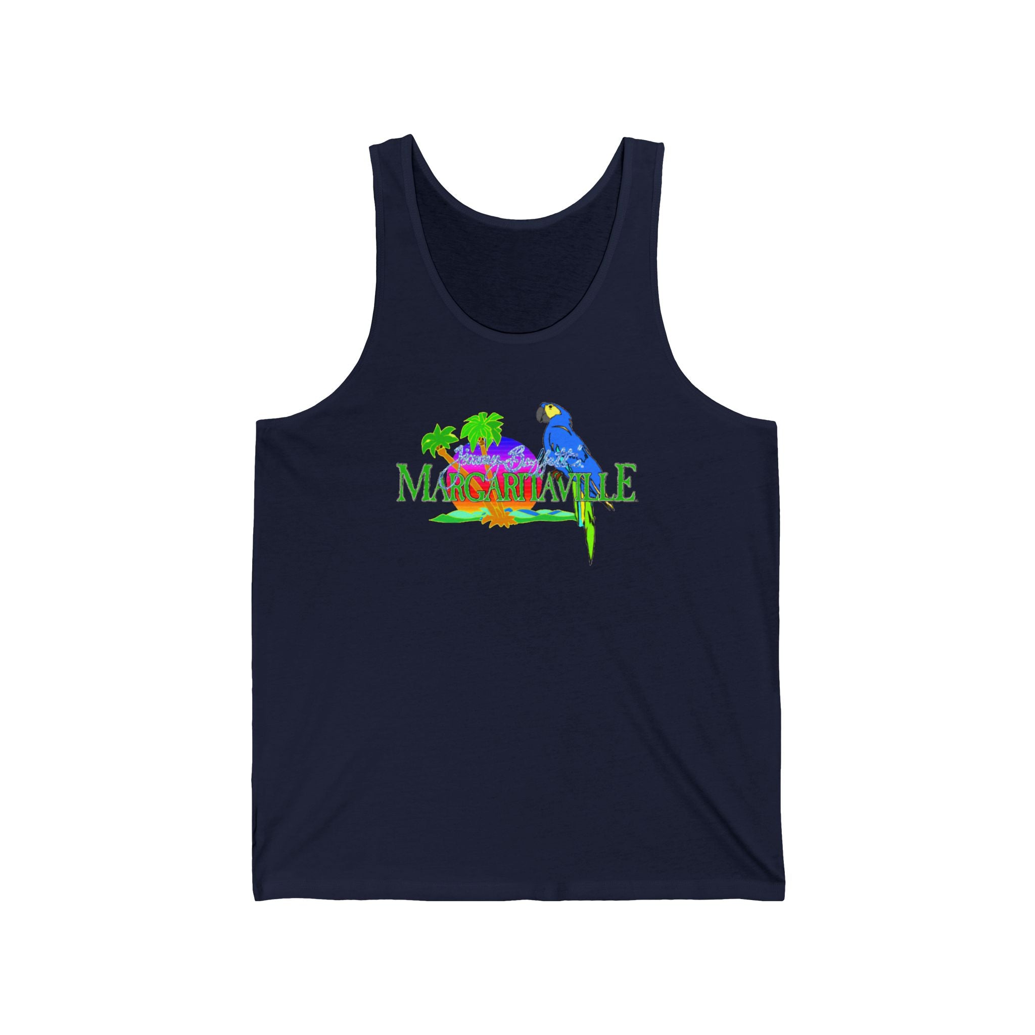 Margaritaville Unisex Jersey Tank - Beachwear, Summer Vibes, Casual Apparel, Vacation Outfit, Tropical Style