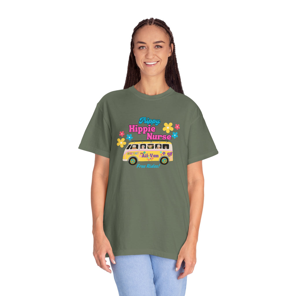 Trippy Hippie Nurse Unisex T-shirt, Funny Nurse Shirt