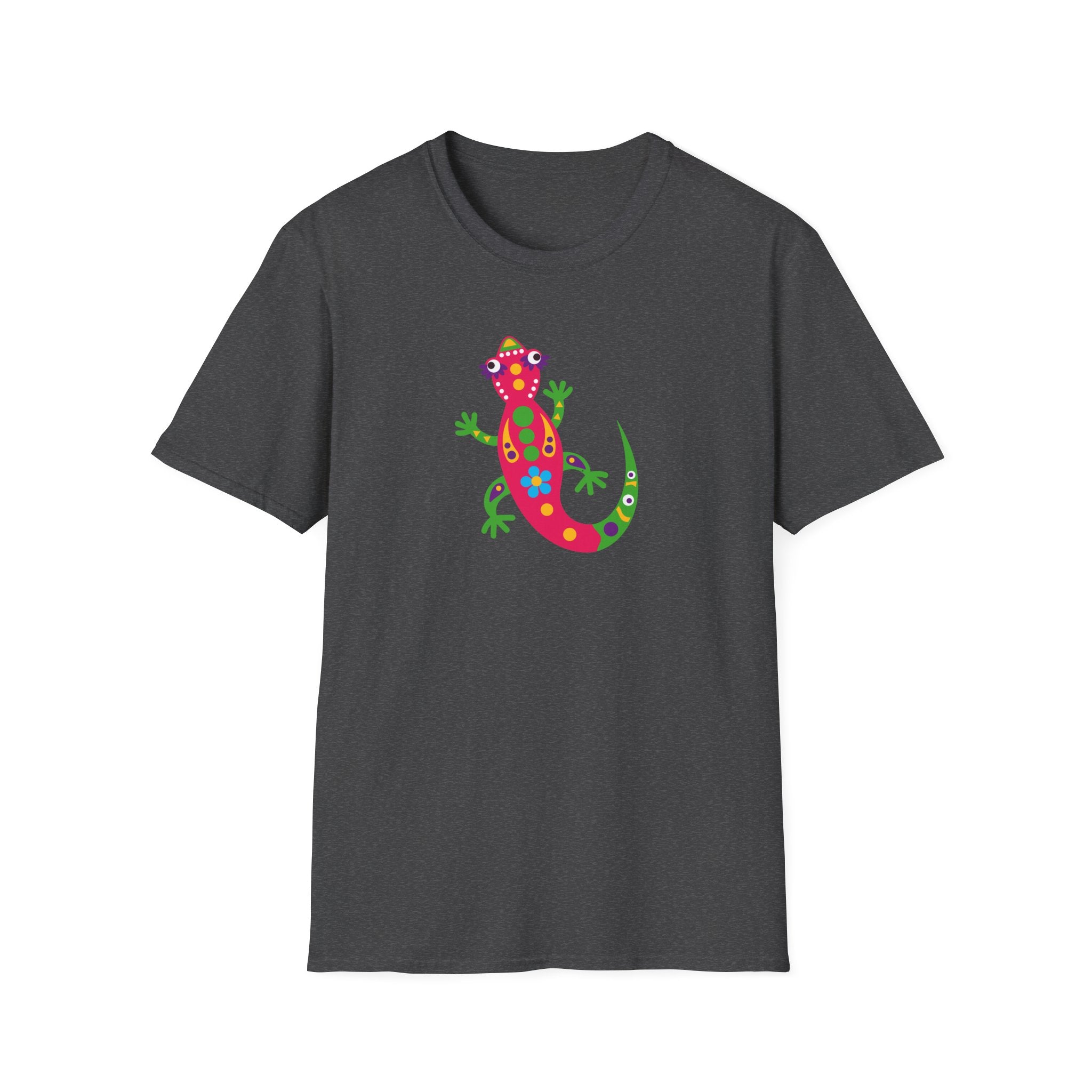 Colorful Gecko T-Shirt, Fun Unisex Tee, Ideal Gift for Nature Lovers, Summer Vibe Shirt, Perfect for Casual Wear