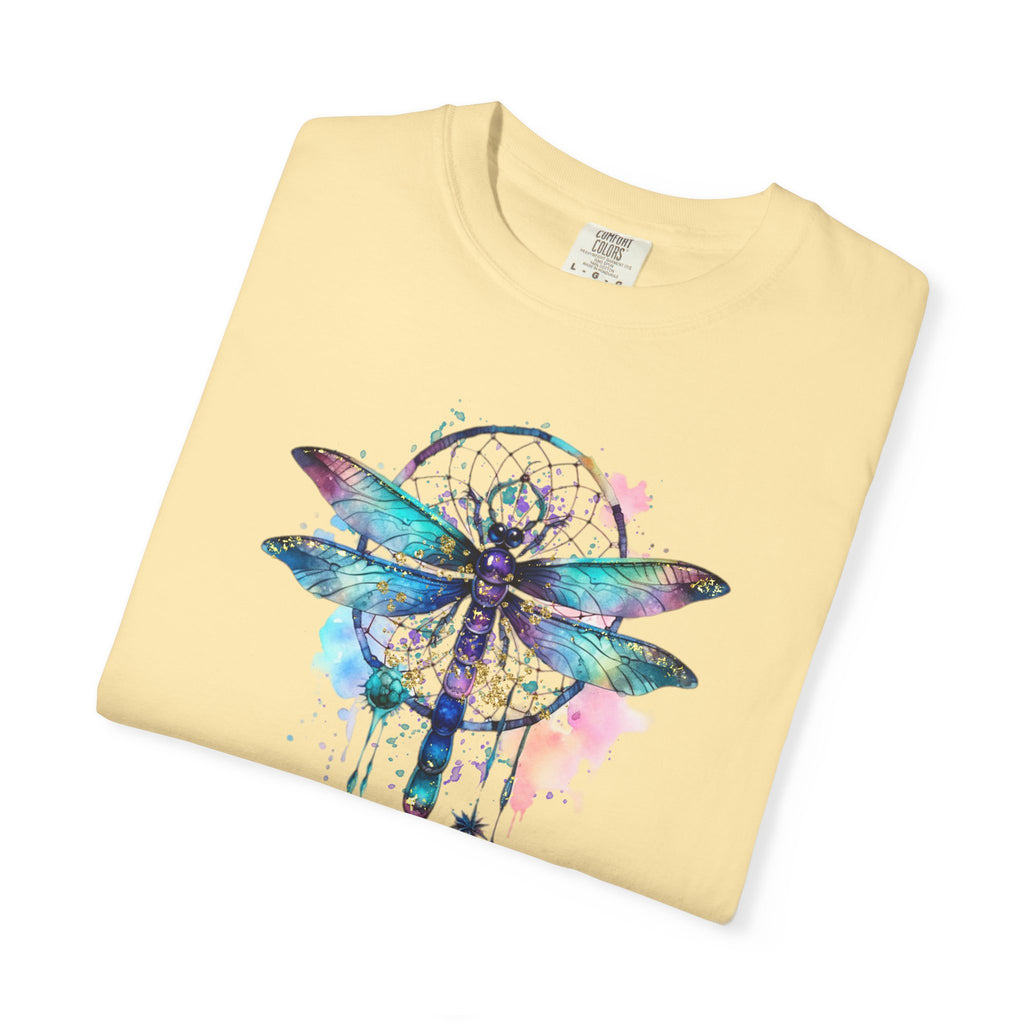Blue Dragonfly Dreamcatcher T-Shirt for Men and Women