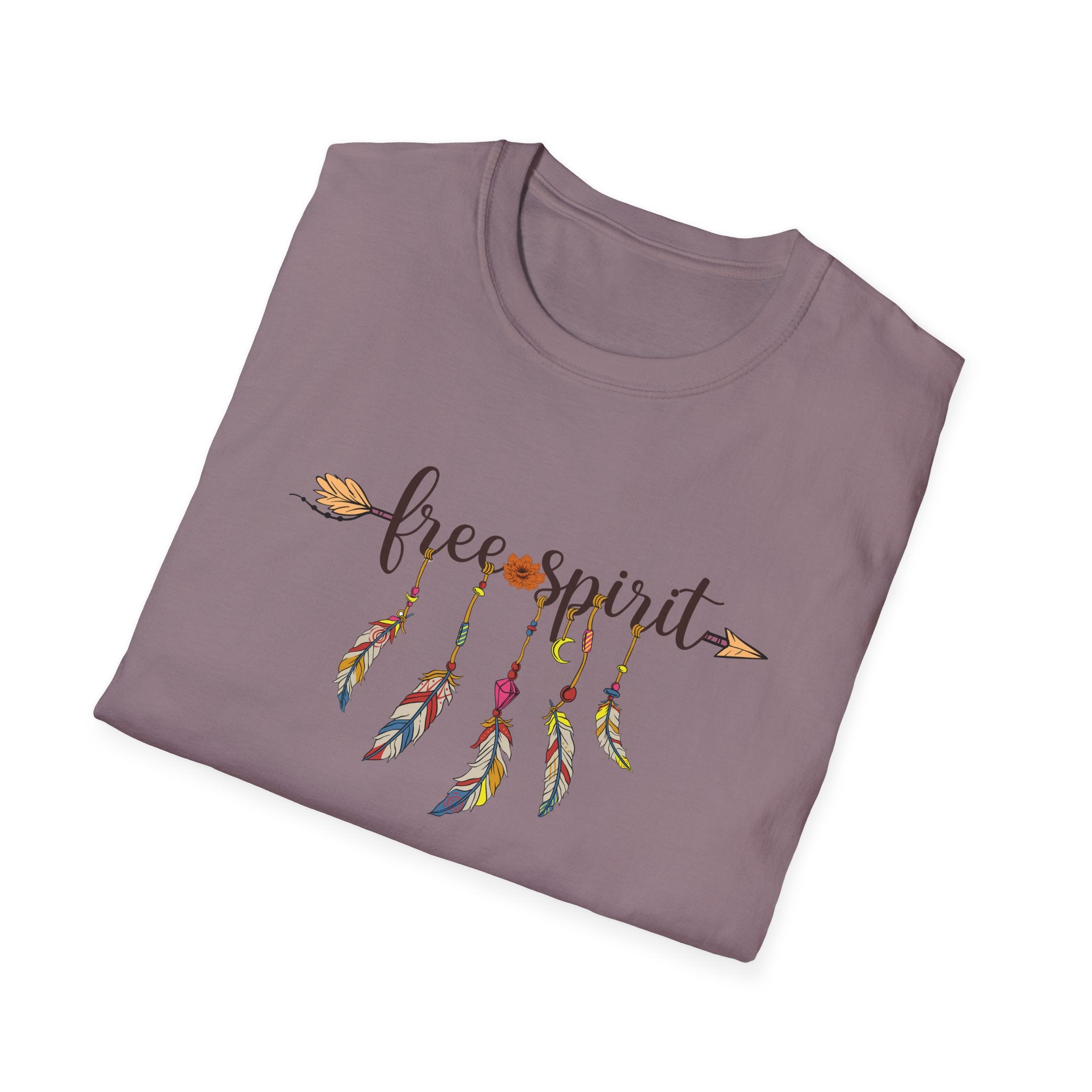 Bohemian T-Shirt - Free Spirit Tee, Gift for Dreamers, Festival Wear, Casual Style, Unique Art, Comfortable Everyday Wear