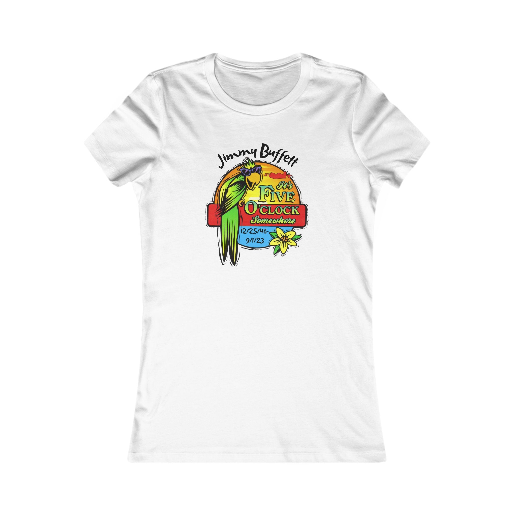 It's Five O'Clock Somewhere, Tribute Tee,  Women's Favorite Tee