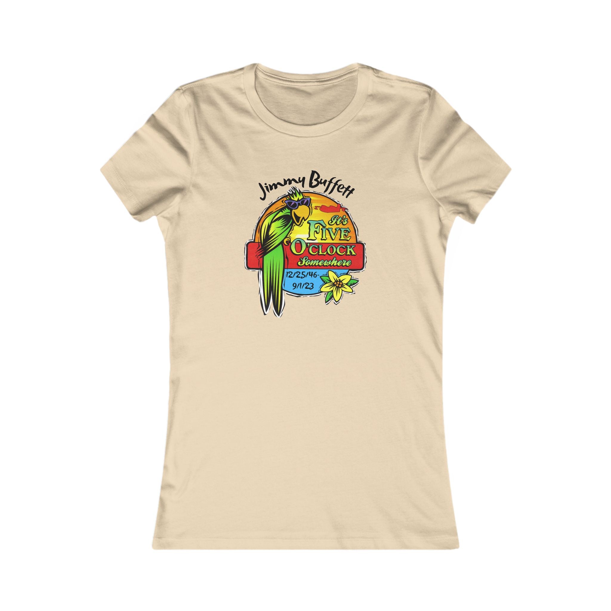 It's Five O'Clock Somewhere, Tribute Tee,  Women's Favorite Tee