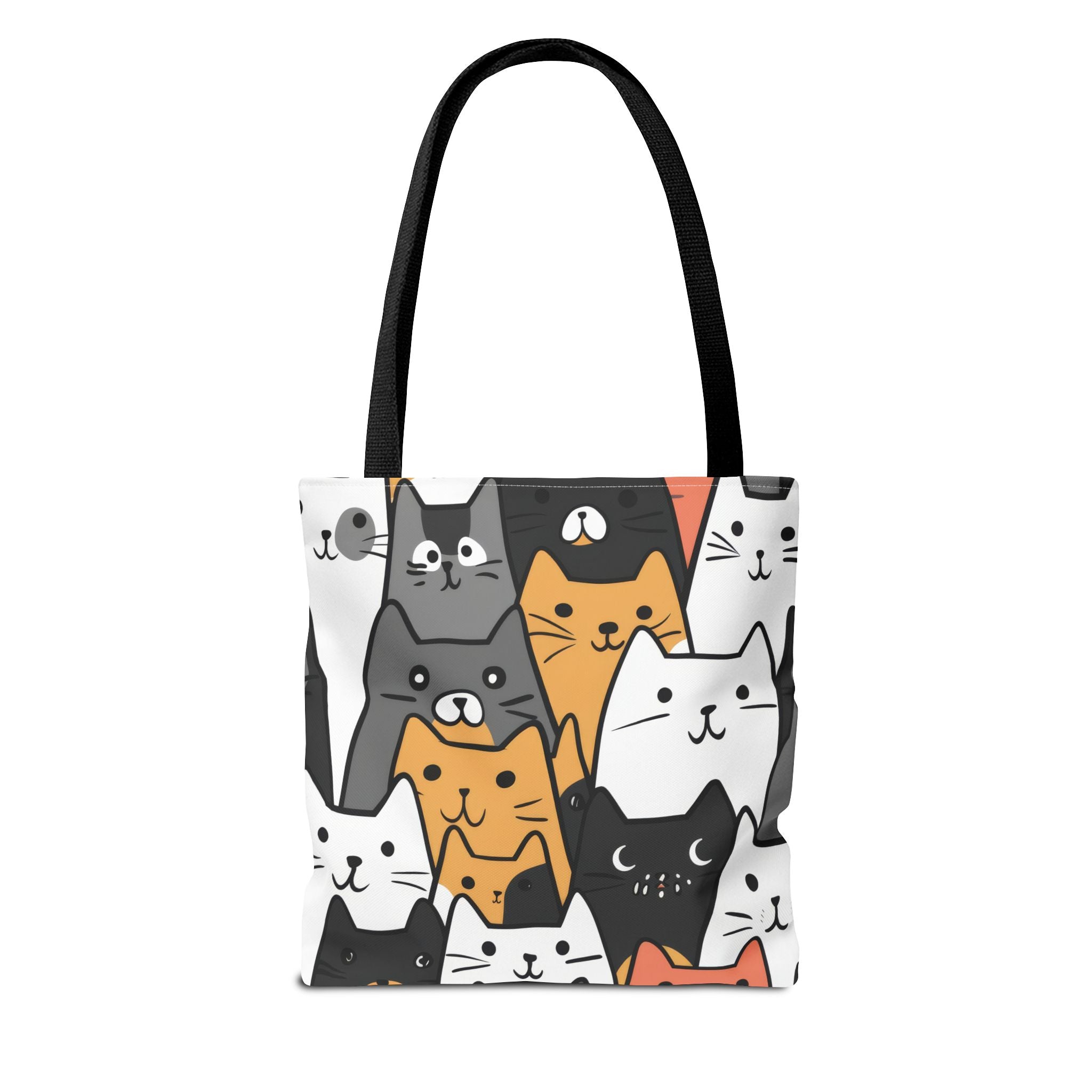 Cat Face Tote Bag, 3 Sizes