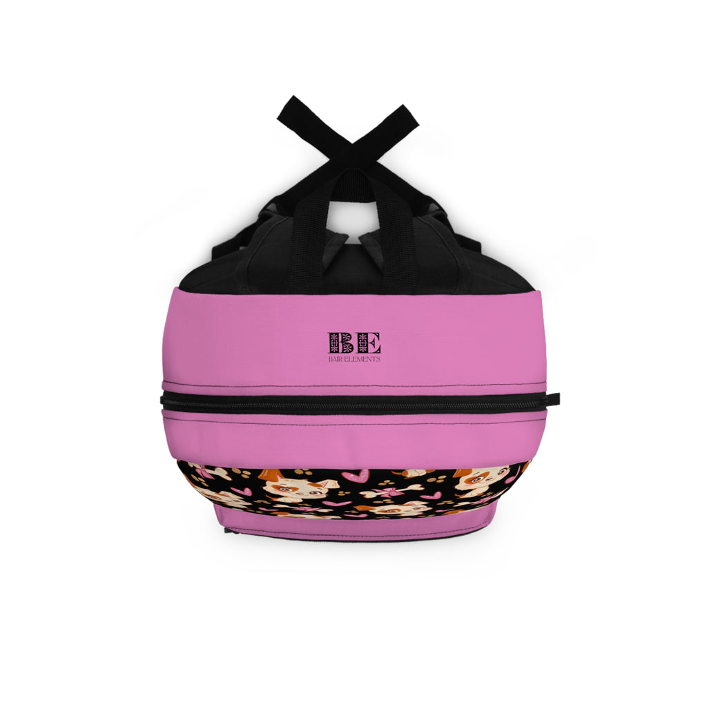Puppy Love Backpack,  Large Backpack, Fun Print Backpack