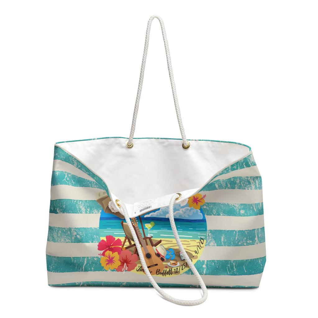 Jimmy Buffett Memorial Beach Tote, Jimmy Buffett Beach Bag